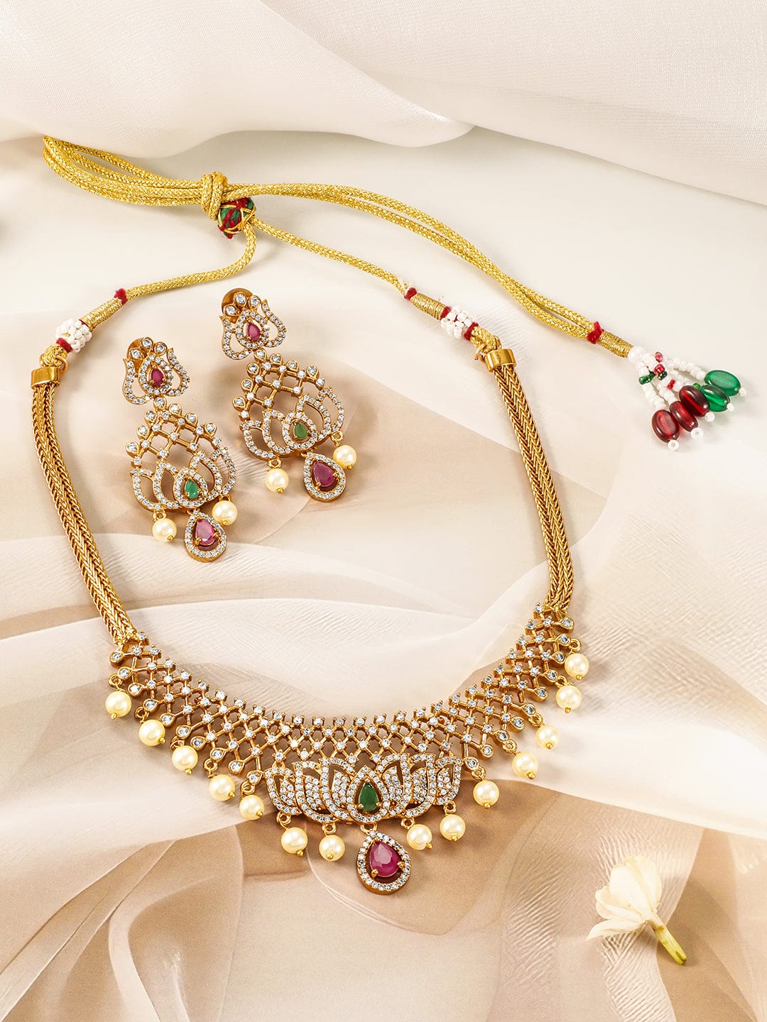 22k-gold-plated-ruby-emerald-cz-studded-lotus-motif-jewellery-set-with-pearl-drop-necklace-set-37009973018798.jpg