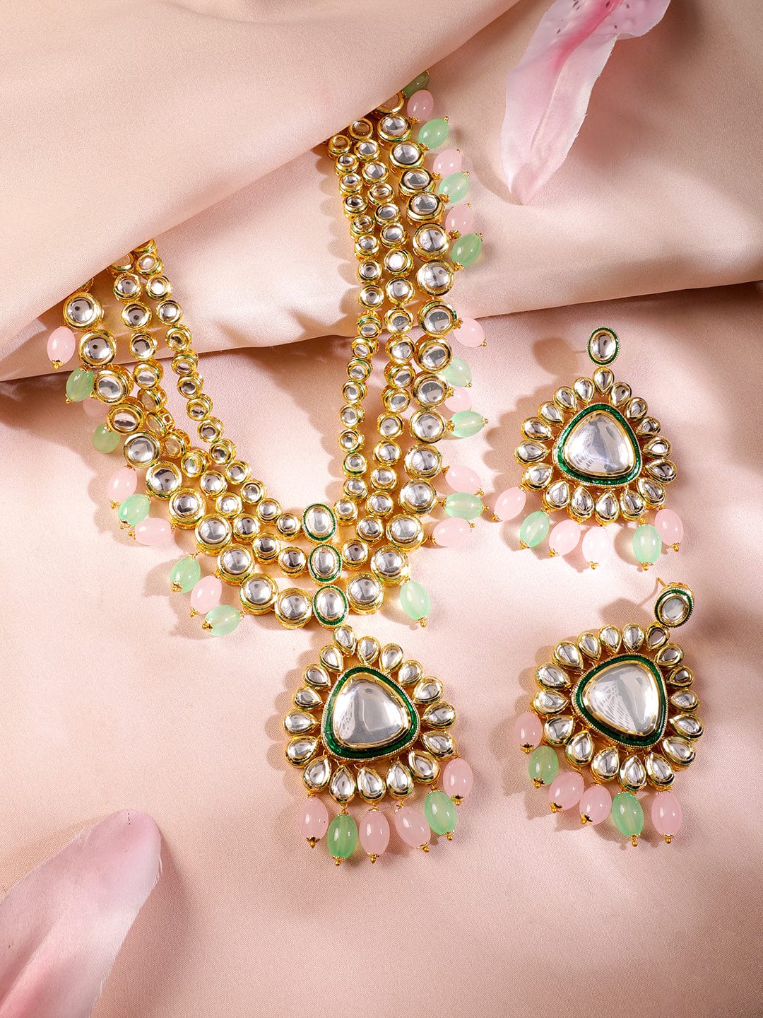 gold-plated-kundan-studded-green-pink-beads-layered-necklace-set-necklace-and-earrings-37300471660718.jpg