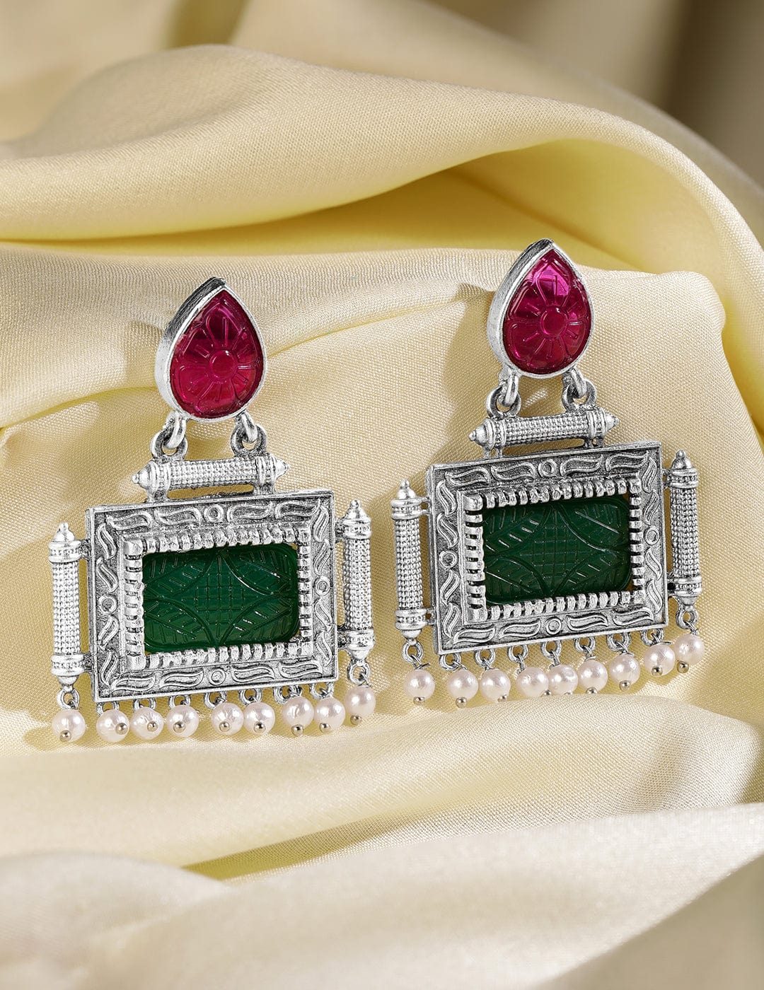 oxidised-silver-plated-ruby-pink-green-stone-studded-with-pearl-beads-statement-earrings-earrings-1158720874.jpg