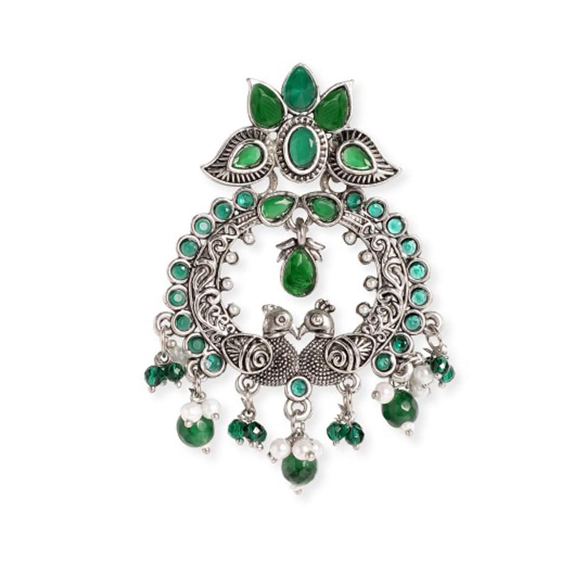 oxidized-silver-emerald-green-stone-studded-pearl-beaded-statement-earrings-earrings-37276187164846.jpg