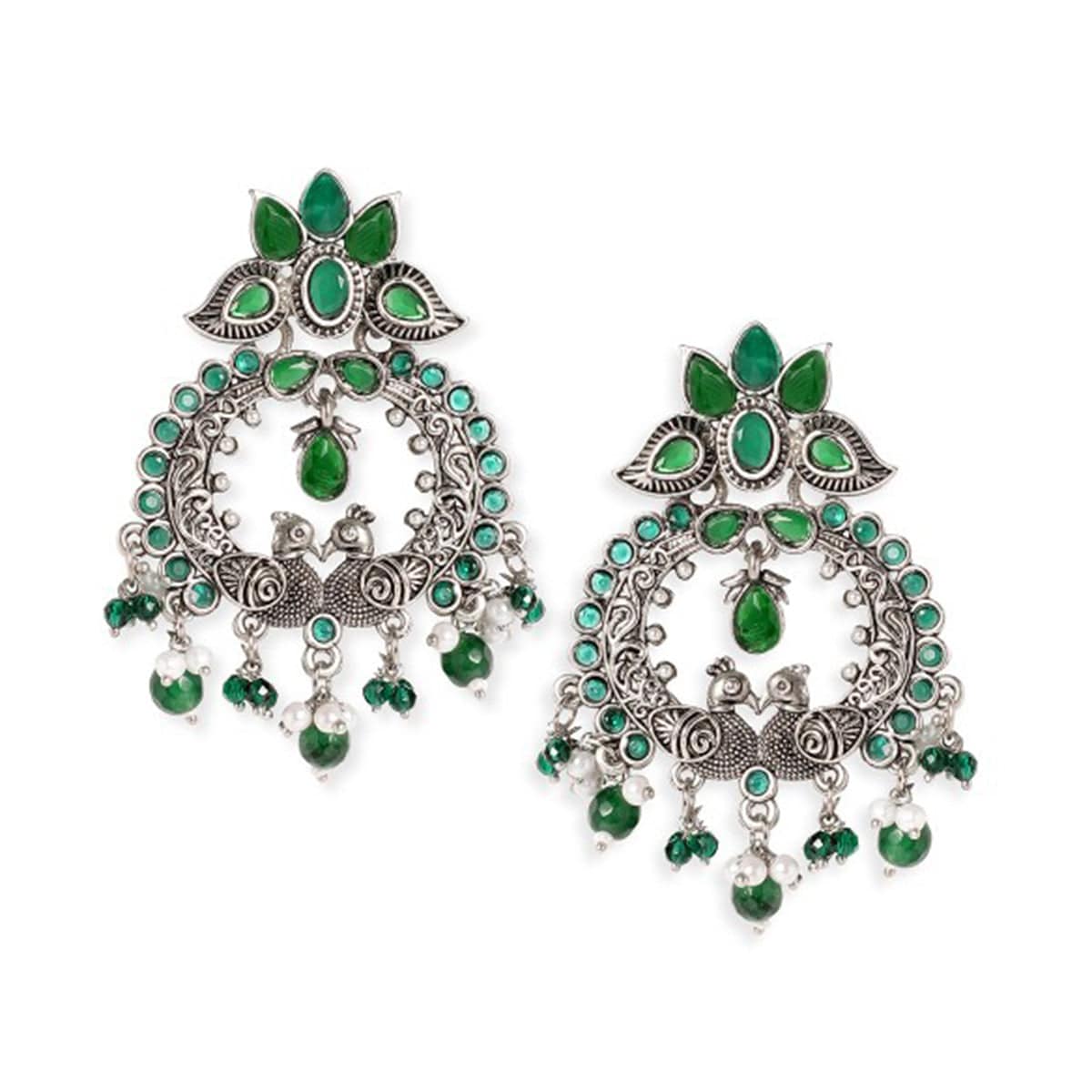 oxidized-silver-emerald-green-stone-studded-pearl-beaded-statement-earrings-earrings-37276187230382.jpg