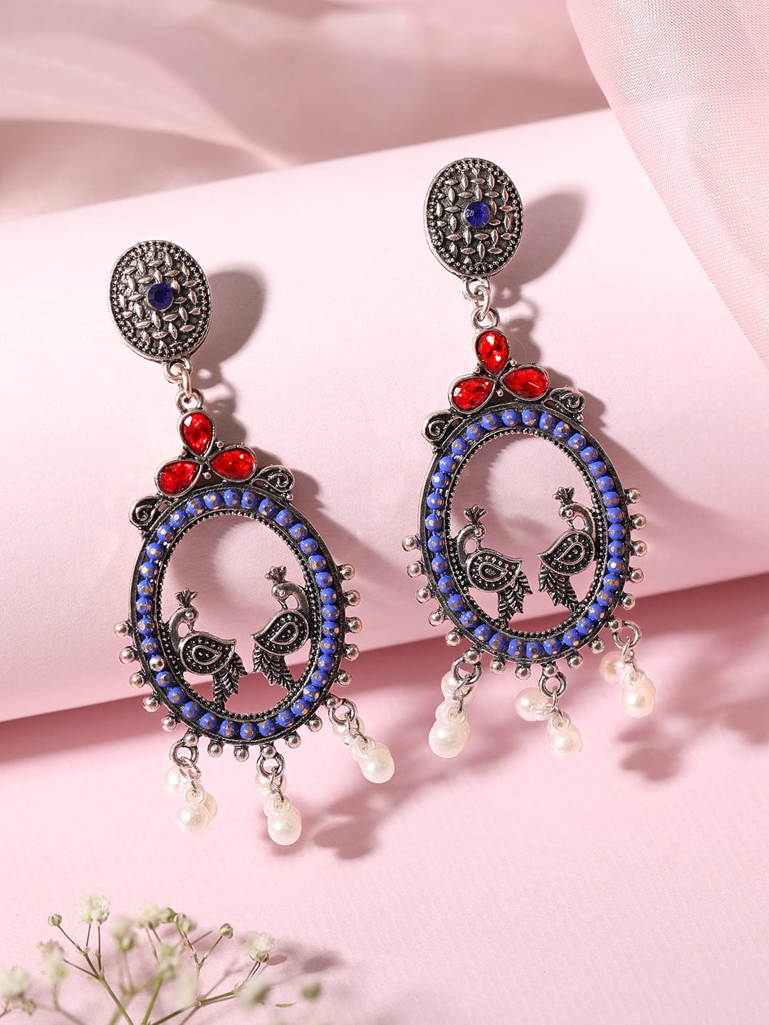 oxidized-silver-plated-oval-peacock-drop-earrings-with-blue-red-ad-stones-pearl-beads-drop-earrings-37284987076782.jpg