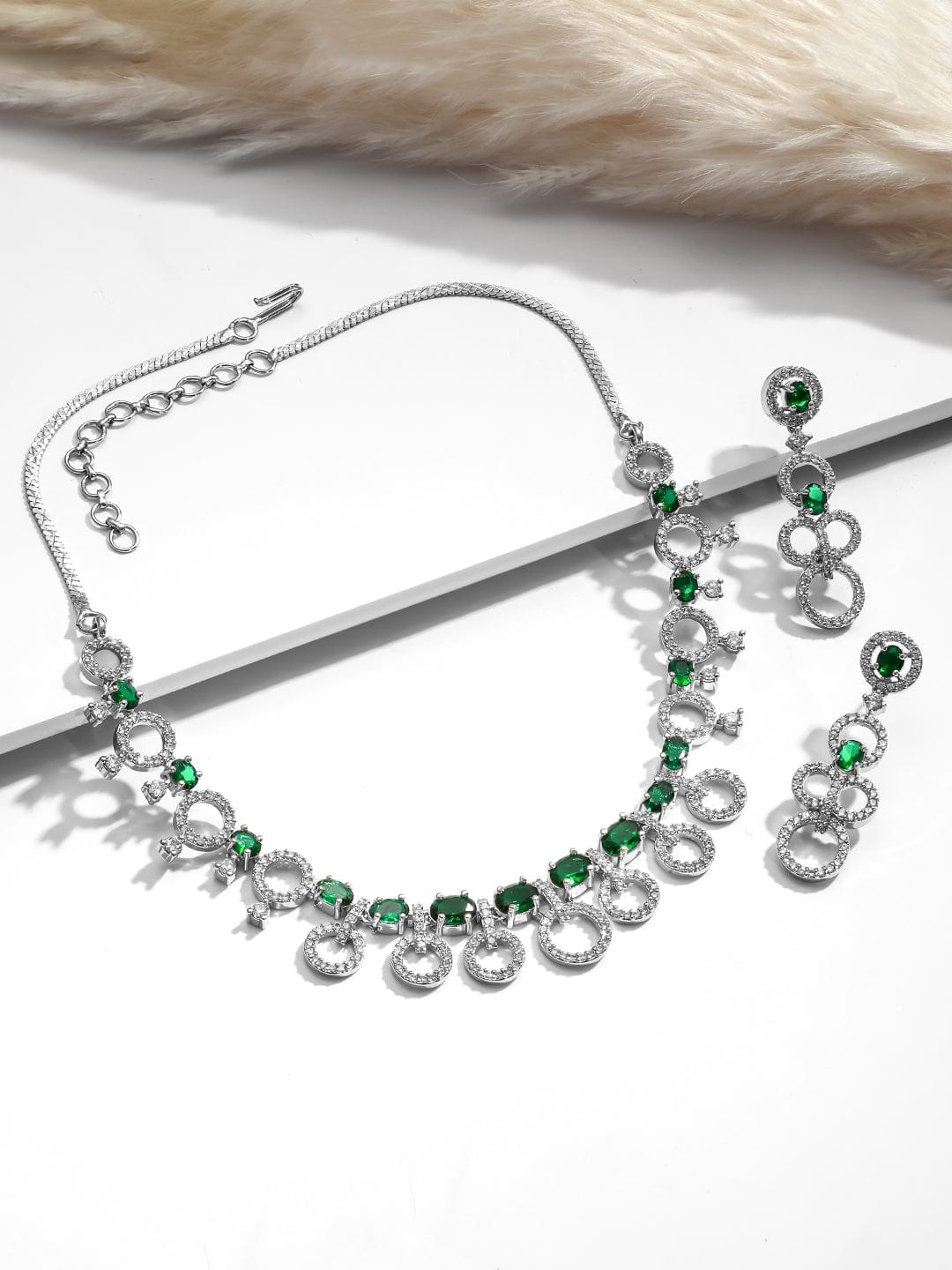 rhodium-plated-emerald-cubic-zirconia-studded-circular-link-jewellery-set-jewellery-set-37193450258606.jpg