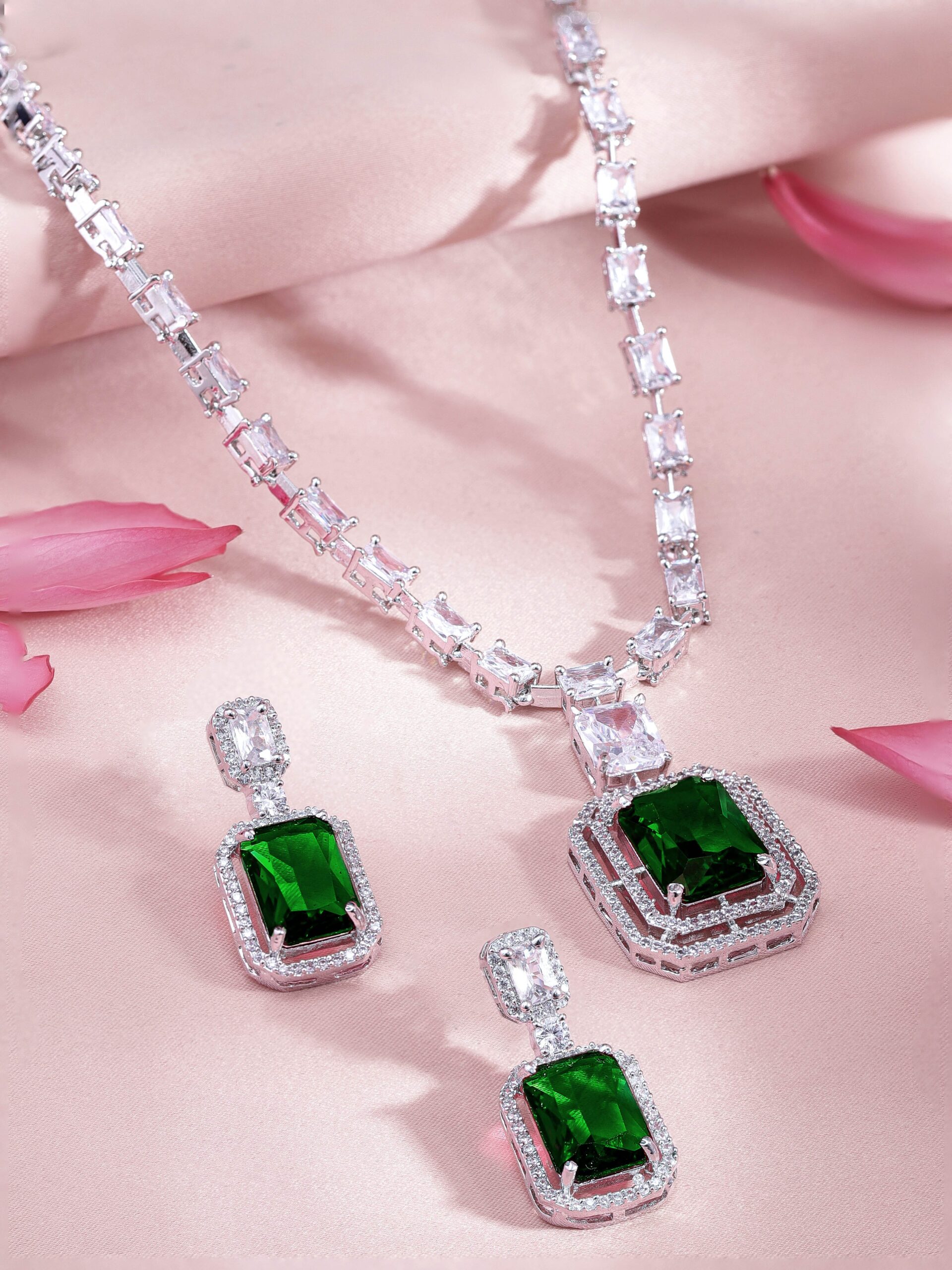 rhodium-plated-emerald-green-cubic-zirconia-studded-necklace-set-jewellery-set-37193466511534.jpg