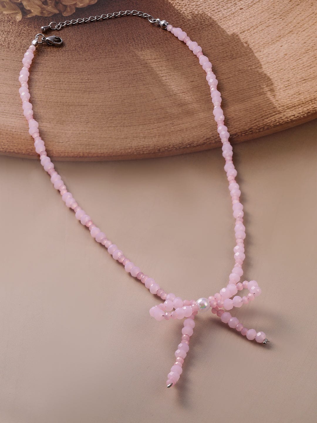 rhodium-plated-pink-bead-necklace-with-bow-pendant-necklace-36940799639726.jpg