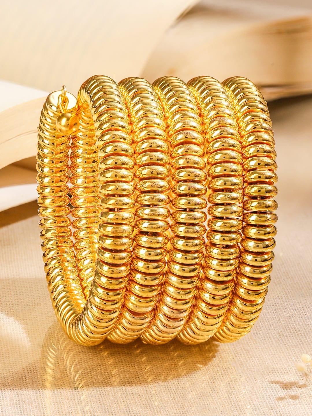rubans-18k-gold-plated-glossy-golden-beaded-multi-layered-coiled-bracelet-for-women-bangles-bracelet-1170454748.jpg