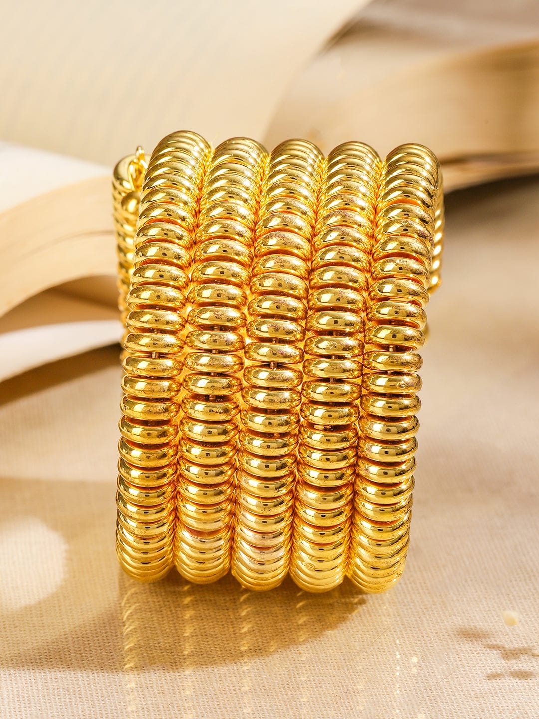 rubans-18k-gold-plated-glossy-golden-beaded-multi-layered-coiled-bracelet-for-women-bangles-bracelet-1170454749.jpg