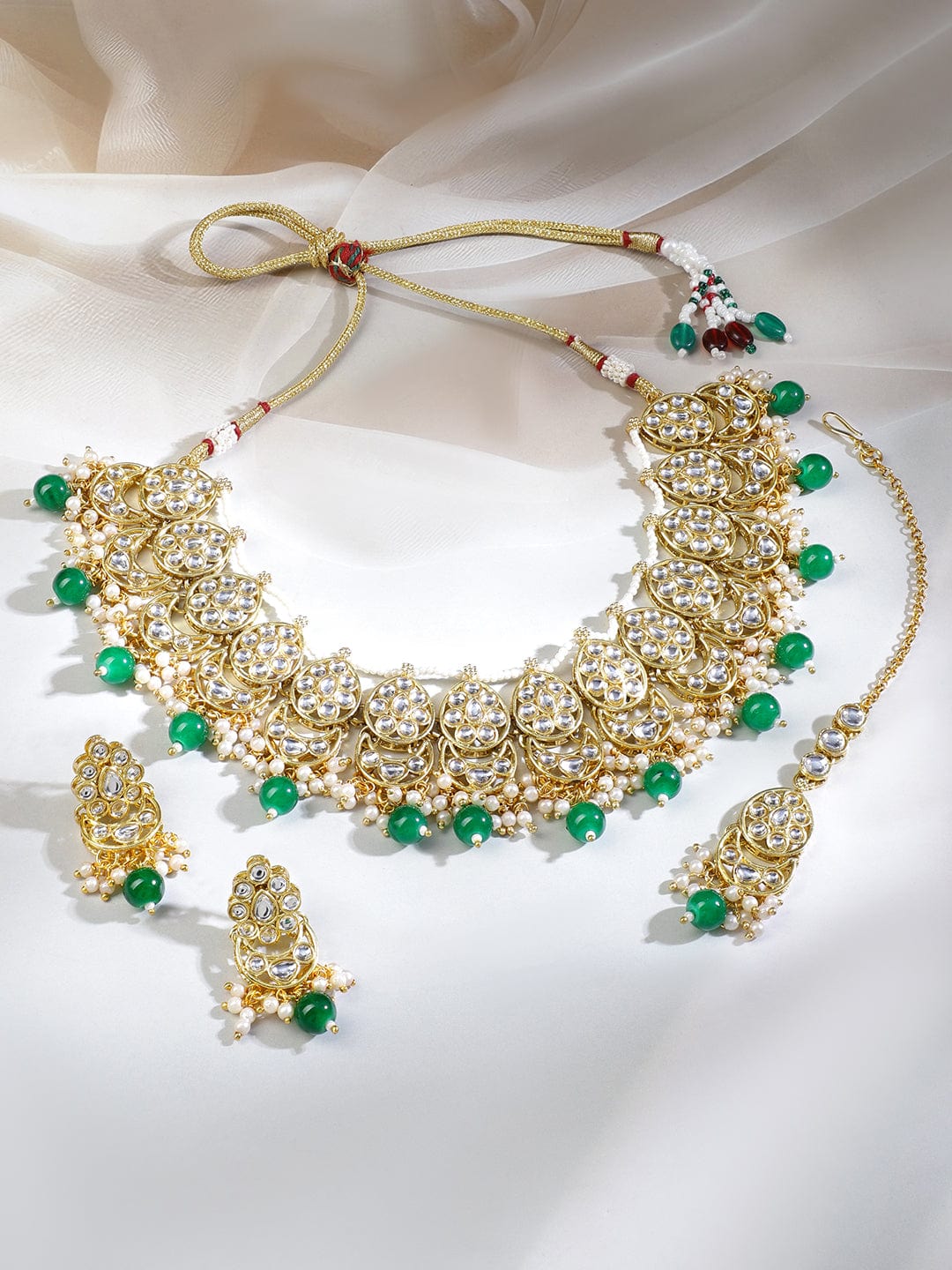 rubans-18k-gold-plated-kundan-studded-white-green-beaded-choker-necklace-set-with-earrings-maang-tikka-necklaces-necklace-sets-chains-mangalsutra-1180884021.jpg