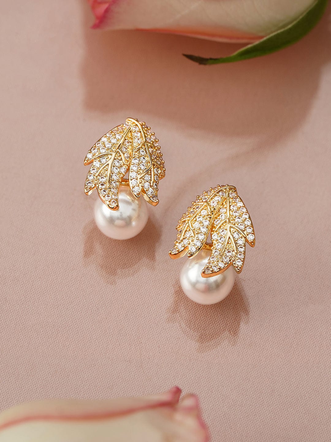 rubans-18k-gold-plated-leaf-design-cubic-zirconia-pearl-drop-stud-earrings-earrings-1183330874.jpg