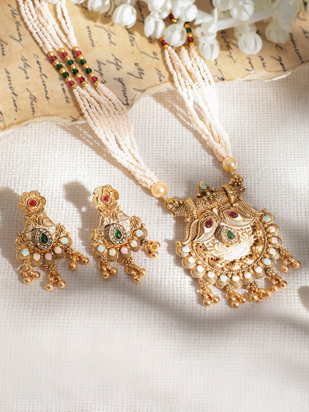rubans-18k-gold-plated-ruby-emerald-studded-white-pearl-beaded-multistrand-floral-temple-jewellery-set-necklace-sets-1176603033.jpg