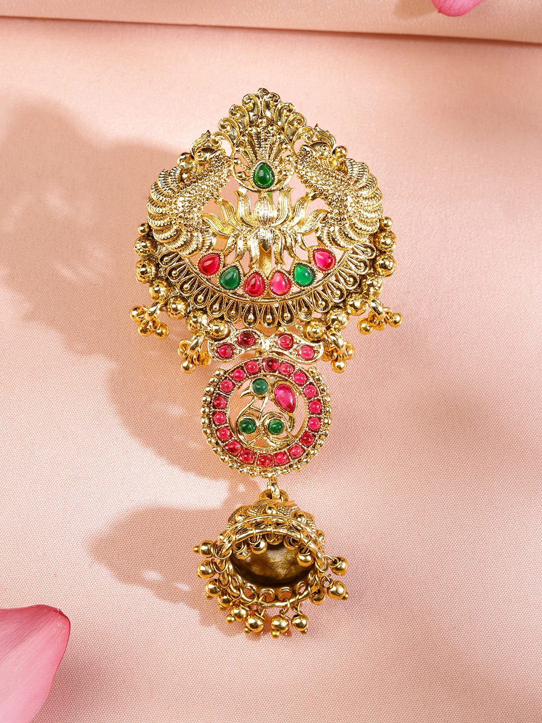 rubans-18k-gold-plated-ruby-pink-emerald-green-stone-studded-temple-braid-hair-accessory-with-jhumka-drop-hair-accessories-1170742912.jpg
