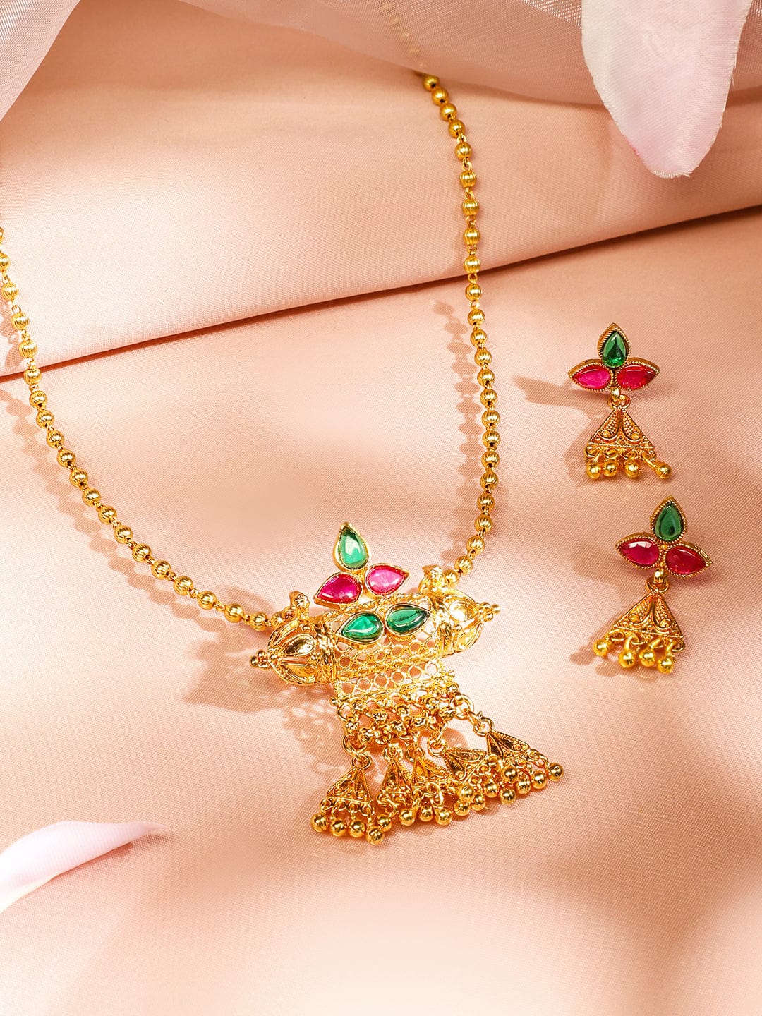rubans-18k-gold-plated-ruby-pink-emerald-green-studded-temple-design-necklace-set-with-golden-bead-accents-for-women-necklace-set-1147272156.jpg