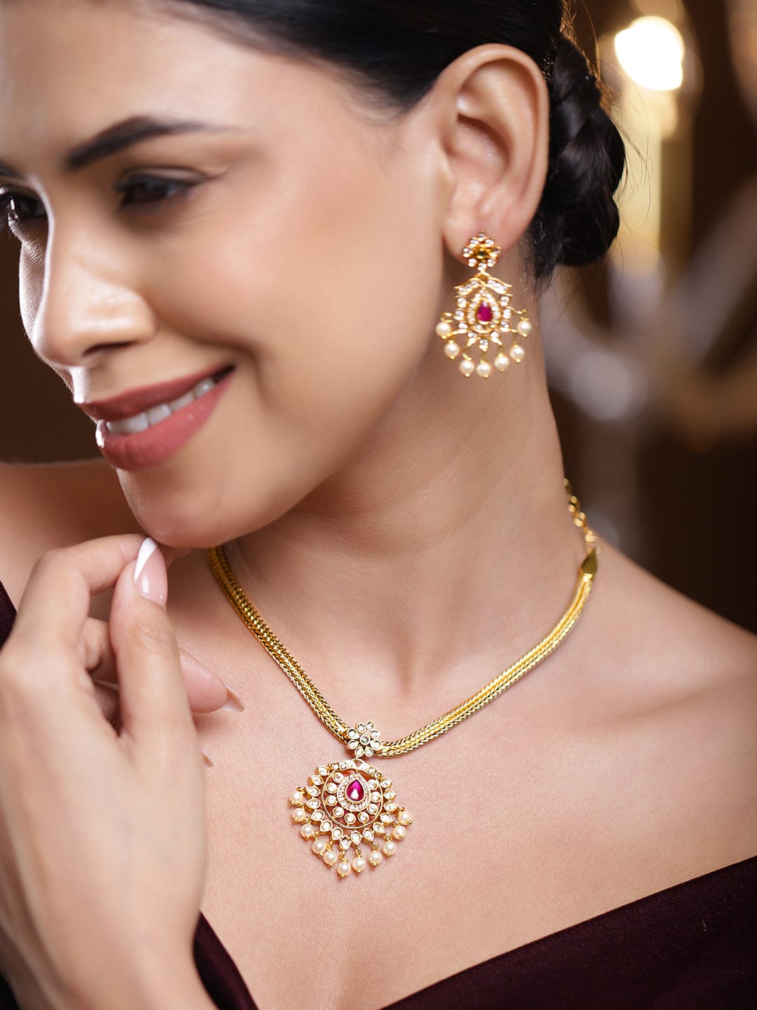 rubans-18k-gold-plated-ruby-pink-white-cubic-zirconia-studded-necklace-set-with-pearls-beads-drops-choker-set-1173983660.jpg