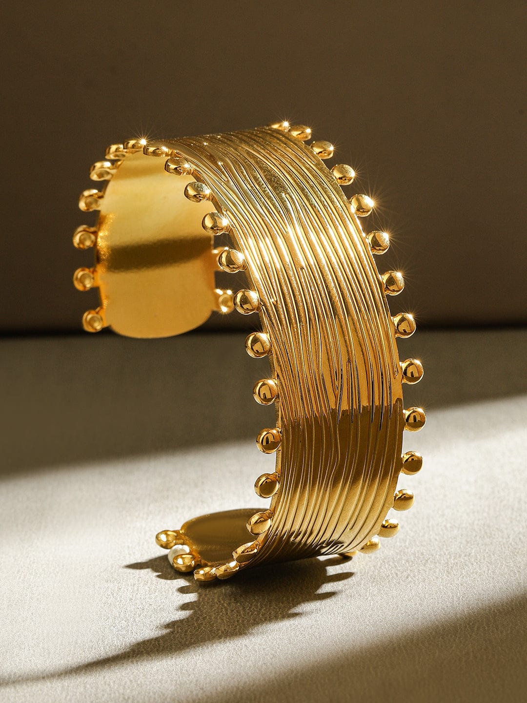 rubans-18k-gold-plated-stainlesssteel-tarnishfree-waterproof-textured-beaded-cuff-bracelet-bracelet-1143859951.jpg
