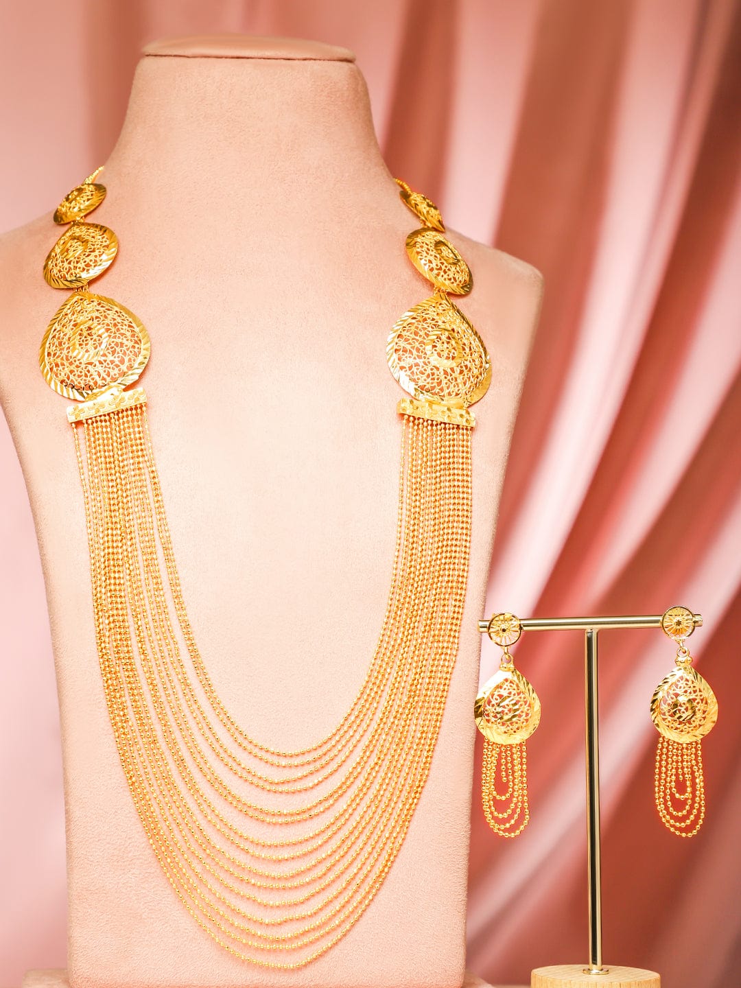 rubans-18k-gold-plated-textured-disc-multi-layer-beaded-statement-necklace-set-for-women-necklace-set-1155471055.jpg