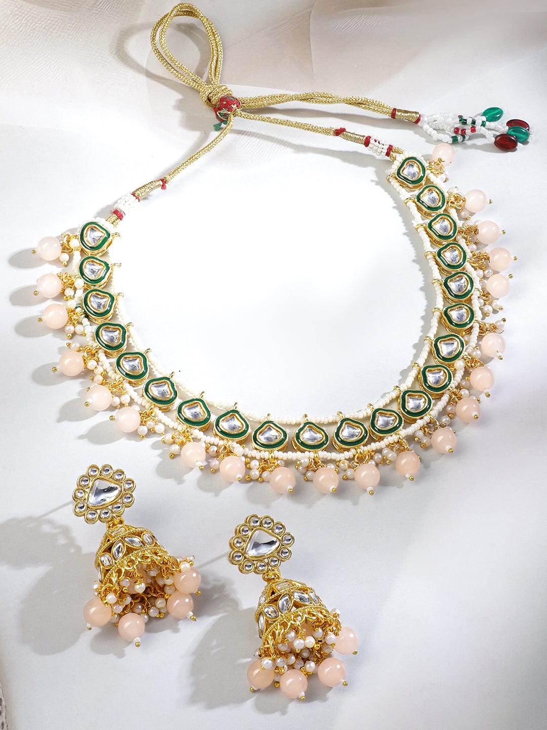 rubans-18k-gold-plated-white-kundan-necklace-set-with-green-enamel-white-pearls-and-peach-beads-necklaces-necklace-sets-chains-mangalsutra-1180867314.jpg