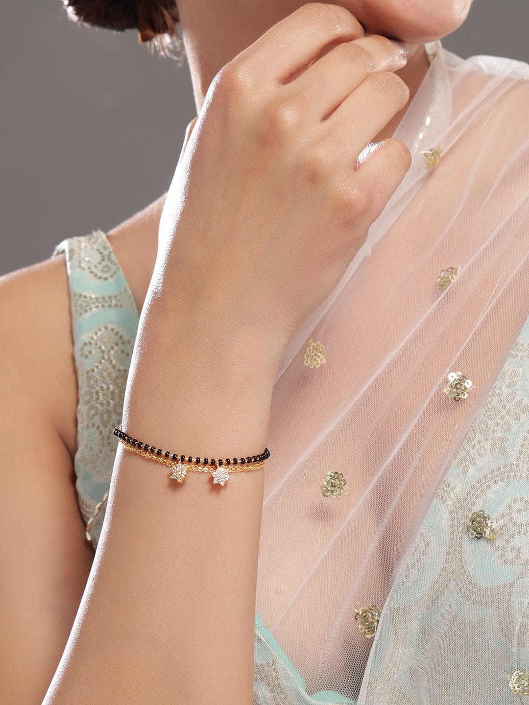 rubans-18k-gold-plated-zirconia-drops-with-black-gold-beaded-mangalsutra-bracelet-bangles-bracelet-1143858531.jpg