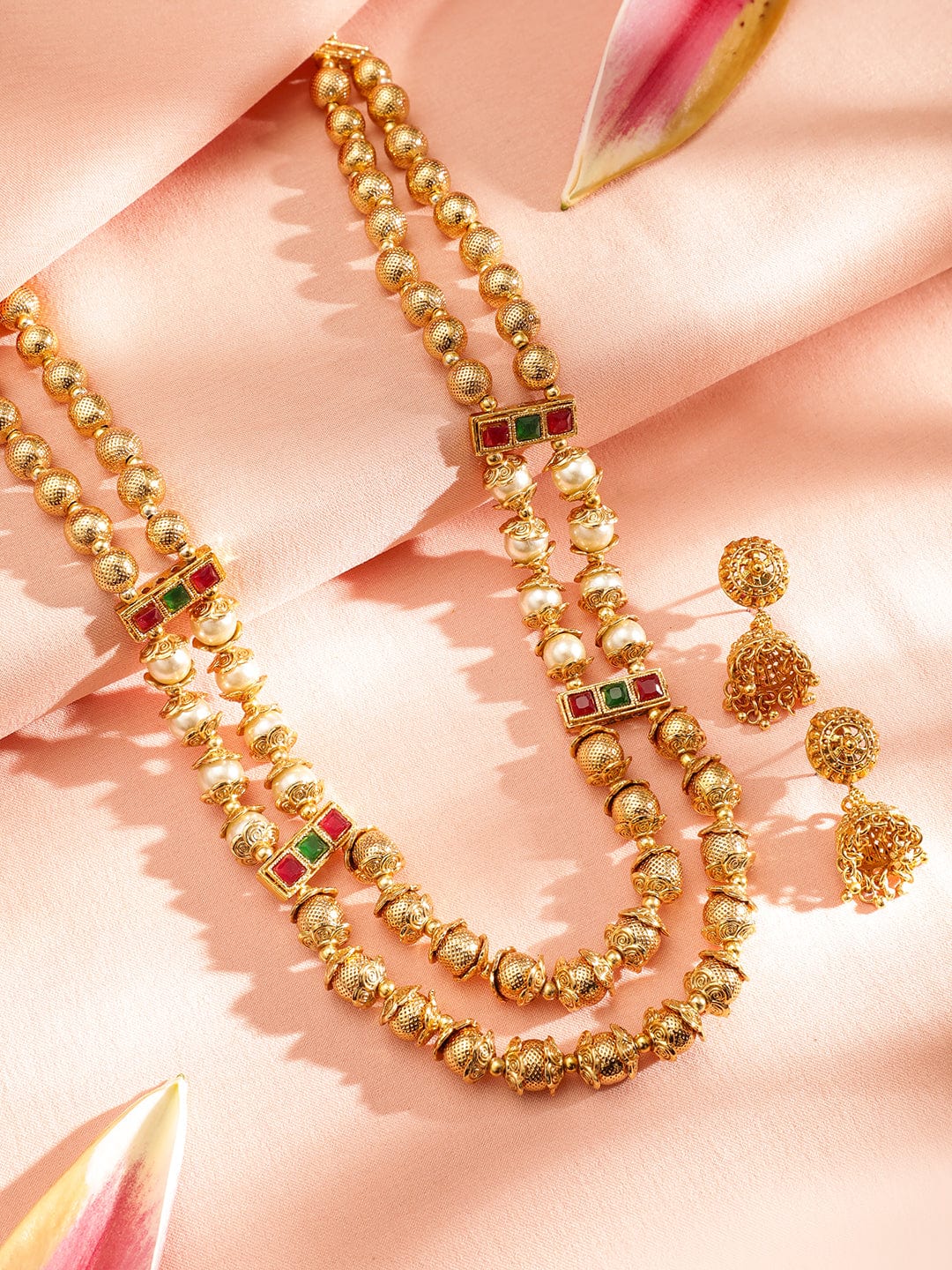 rubans-22k-gold-plated-double-layer-temple-necklace-set-with-ruby-green-kundan-pearl-beads-necklaces-necklace-sets-chains-mangalsutra-1176603032.jpg