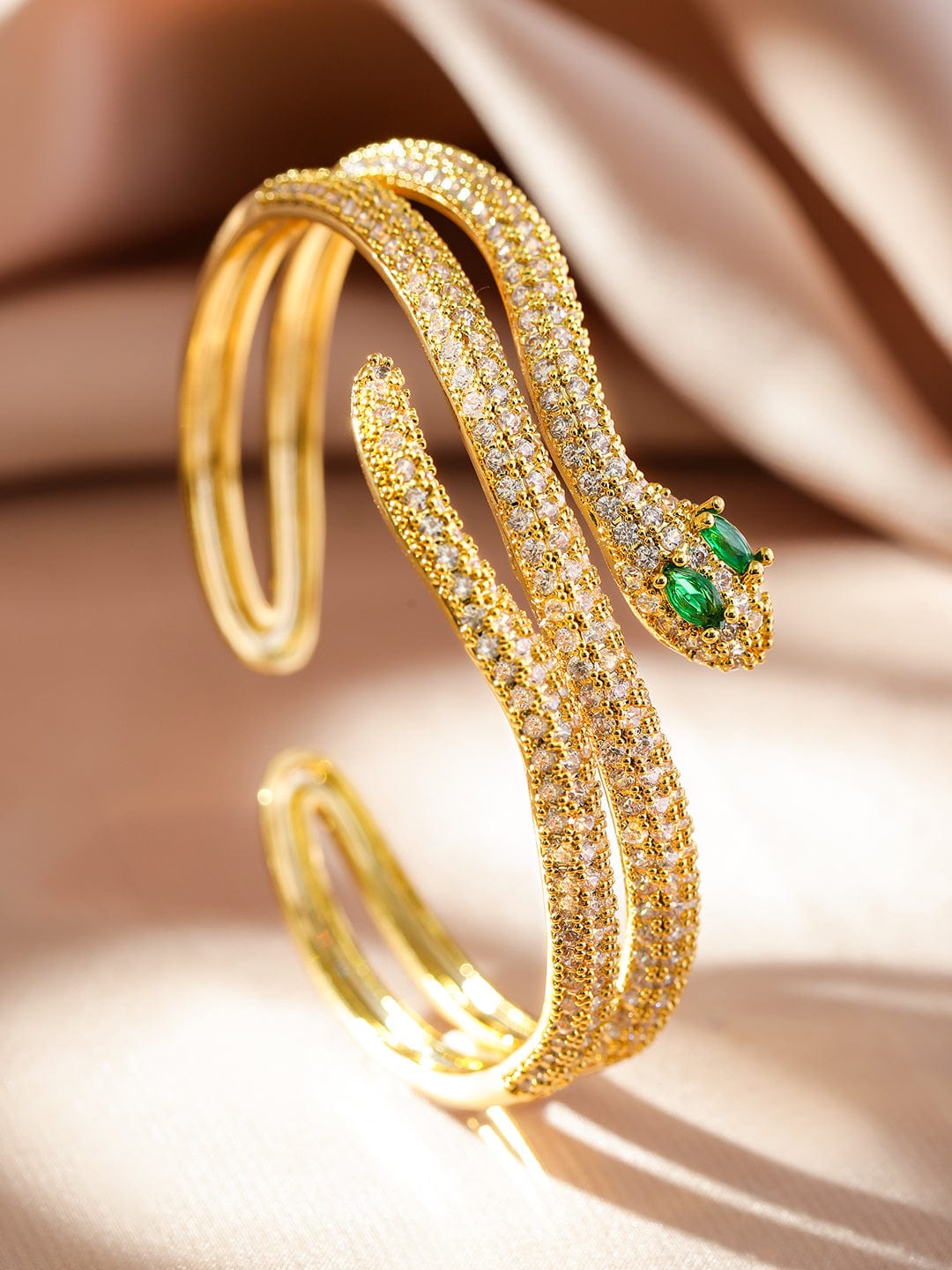 rubans-22k-gold-plated-double-snake-design-emerald-and-cubic-zirconia-openable-bracelet-bangles-bracelets-38034195906734.jpg