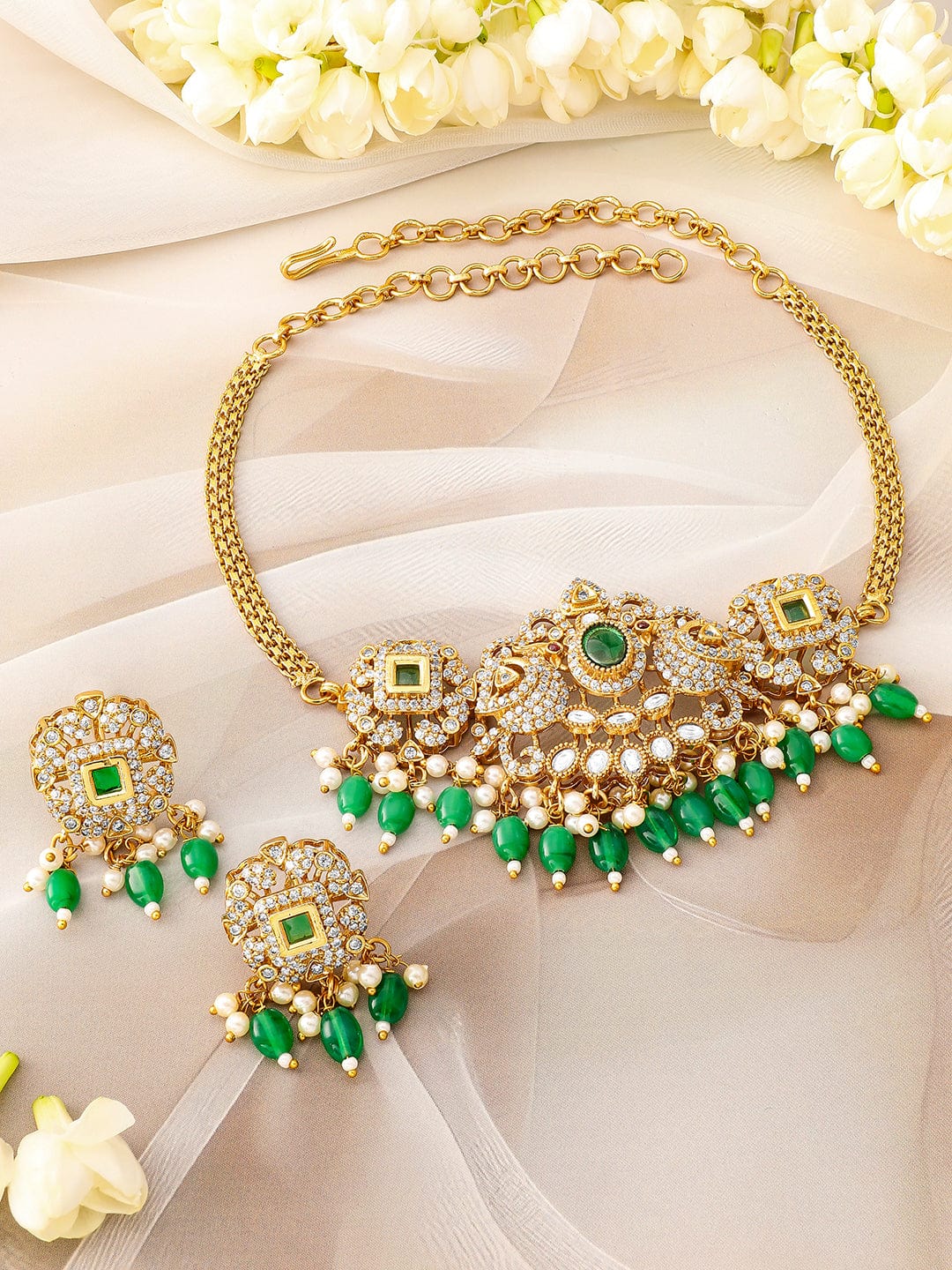 rubans-22k-gold-plated-emerald-green-cubic-zirconia-choker-set-with-green-pearl-beads-choker-set-1143858258.jpg
