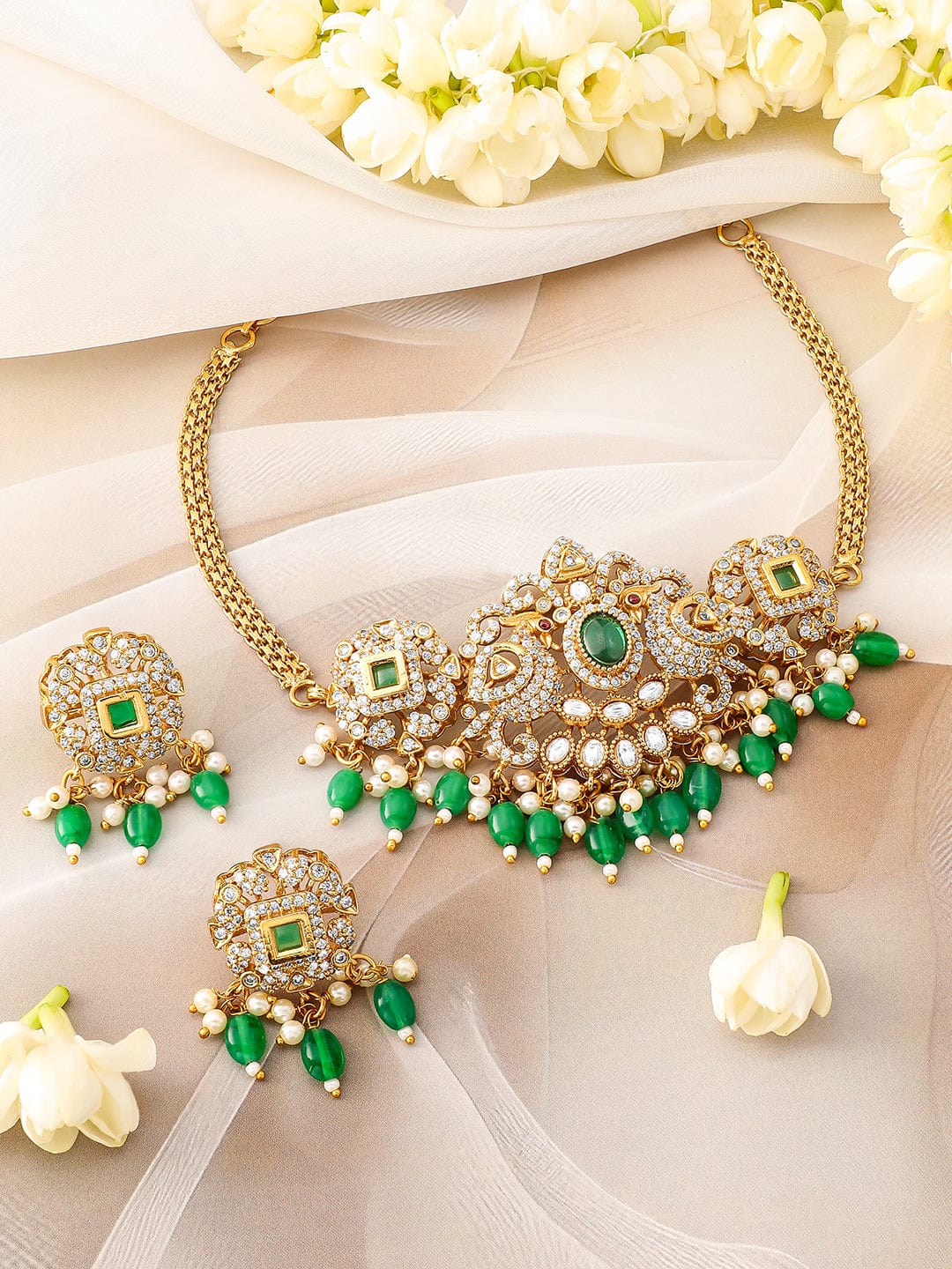 rubans-22k-gold-plated-emerald-green-cubic-zirconia-choker-set-with-green-pearl-beads-choker-set-1143858259.jpg