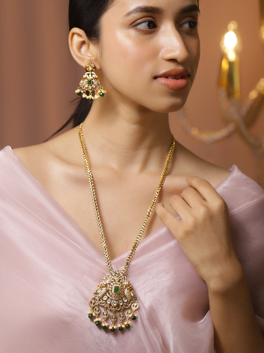 rubans-22k-gold-plated-emerald-green-cubic-zirconia-studded-long-necklace-set-with-emerald-green-white-pearls-beaded-accents-necklace-set-1171393416.jpg