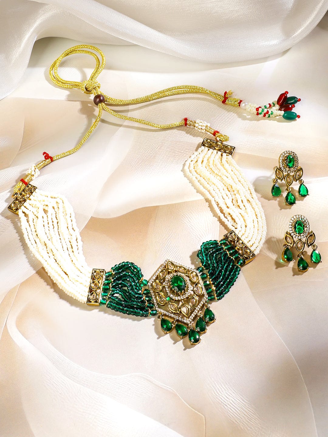 rubans-22k-gold-plated-handcrafted-choker-necklace-set-with-emerald-green-cubic-zirconia-off-white-beads-necklaces-necklace-sets-1184202502.jpg