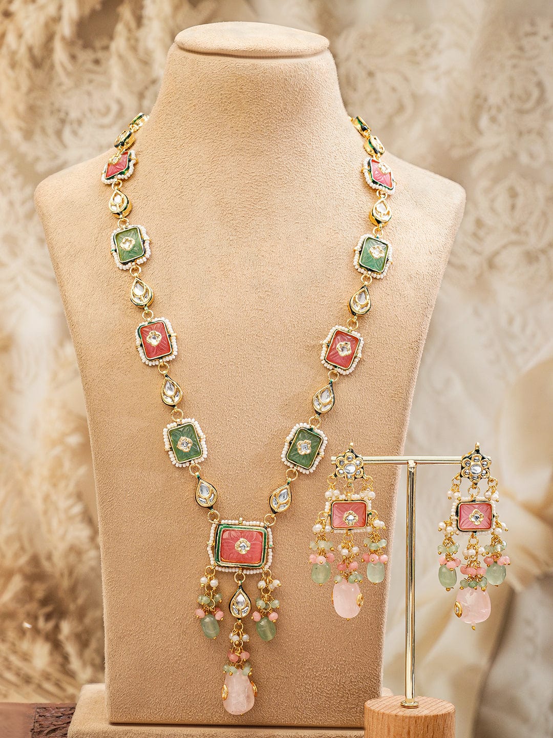 rubans-22k-gold-plated-handcrafted-enamel-meenakari-kundan-luxe-necklace-set-with-pastel-pink-green-gem-floral-beads-and-cz-accents-necklace-set-1170336362.jpg
