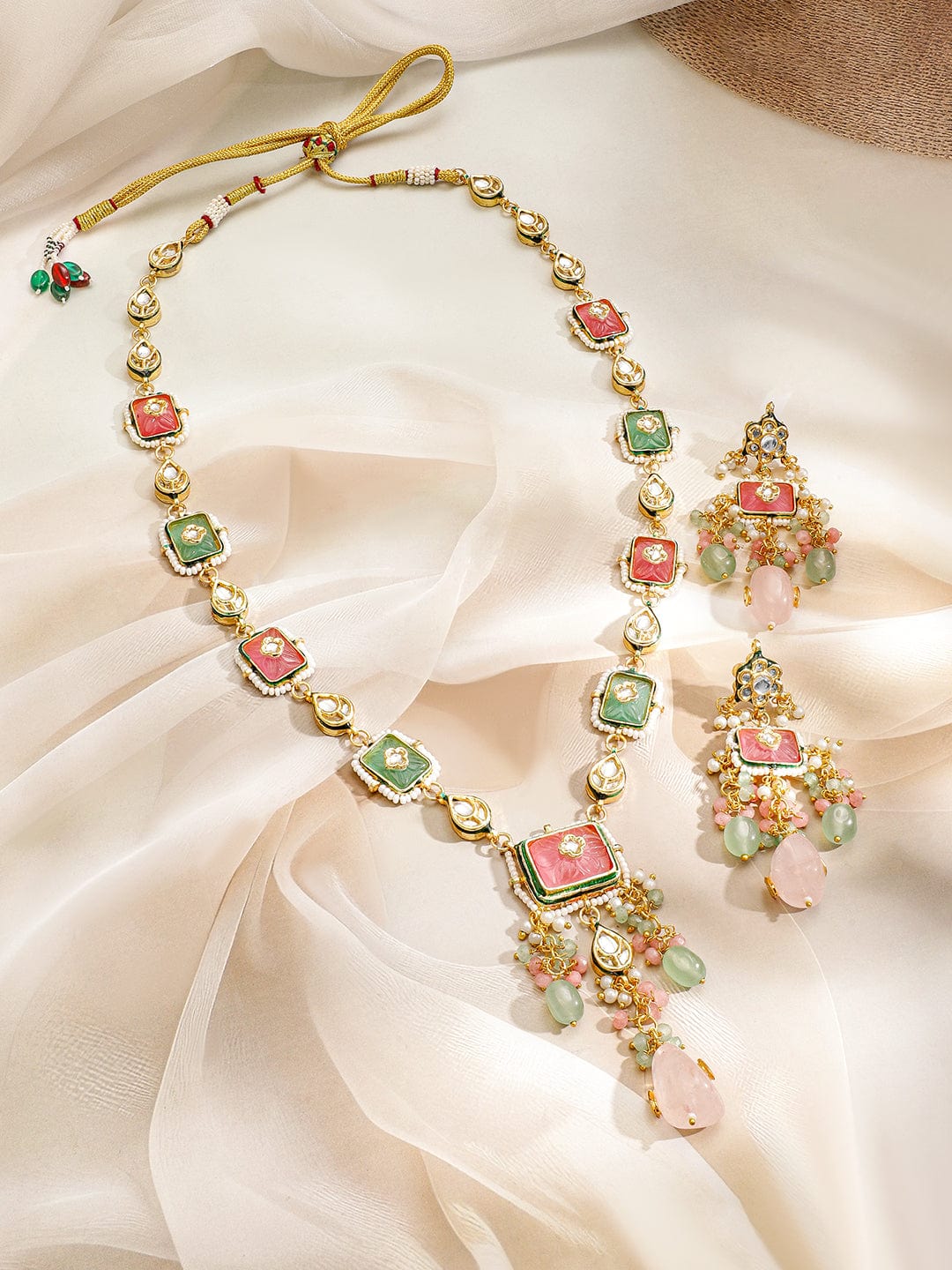rubans-22k-gold-plated-handcrafted-enamel-meenakari-kundan-luxe-necklace-set-with-pastel-pink-green-gem-floral-beads-and-cz-accents-necklace-set-1170336363.jpg