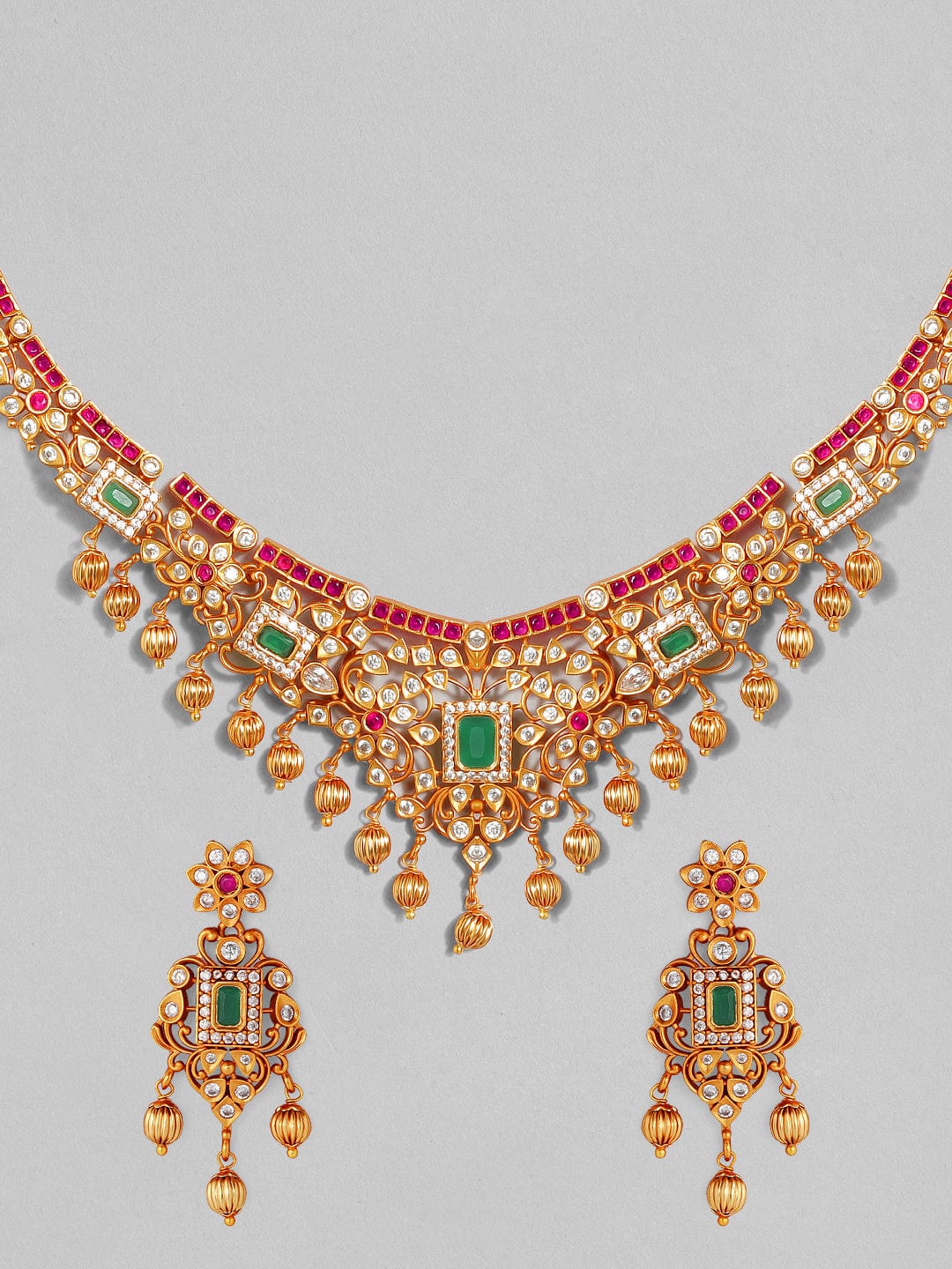 rubans-22k-gold-plated-handcrafted-faux-ruby-stone-with-gold-beads-traditional-necklace-set-necklace-set-33846450651310.jpg