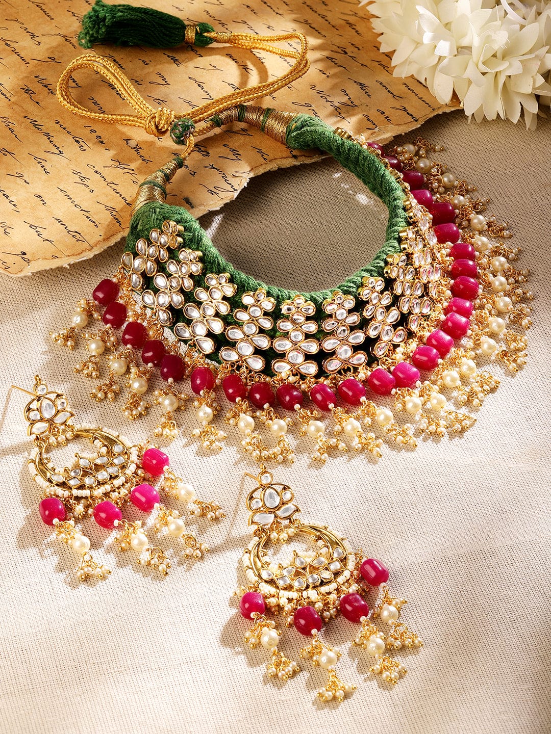rubans-22k-gold-plated-handcrafted-kundan-green-detailing-ruby-white-beaded-choker-jewellery-set-jewellery-set-1143857697.jpg