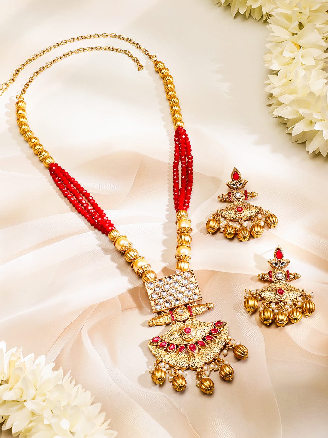rubans-22k-gold-plated-kundan-jewellery-set-with-ruby-red-beaded-multistrand-golden-bead-necklaces-necklace-sets-chains-mangalsutra-1151354679.jpg