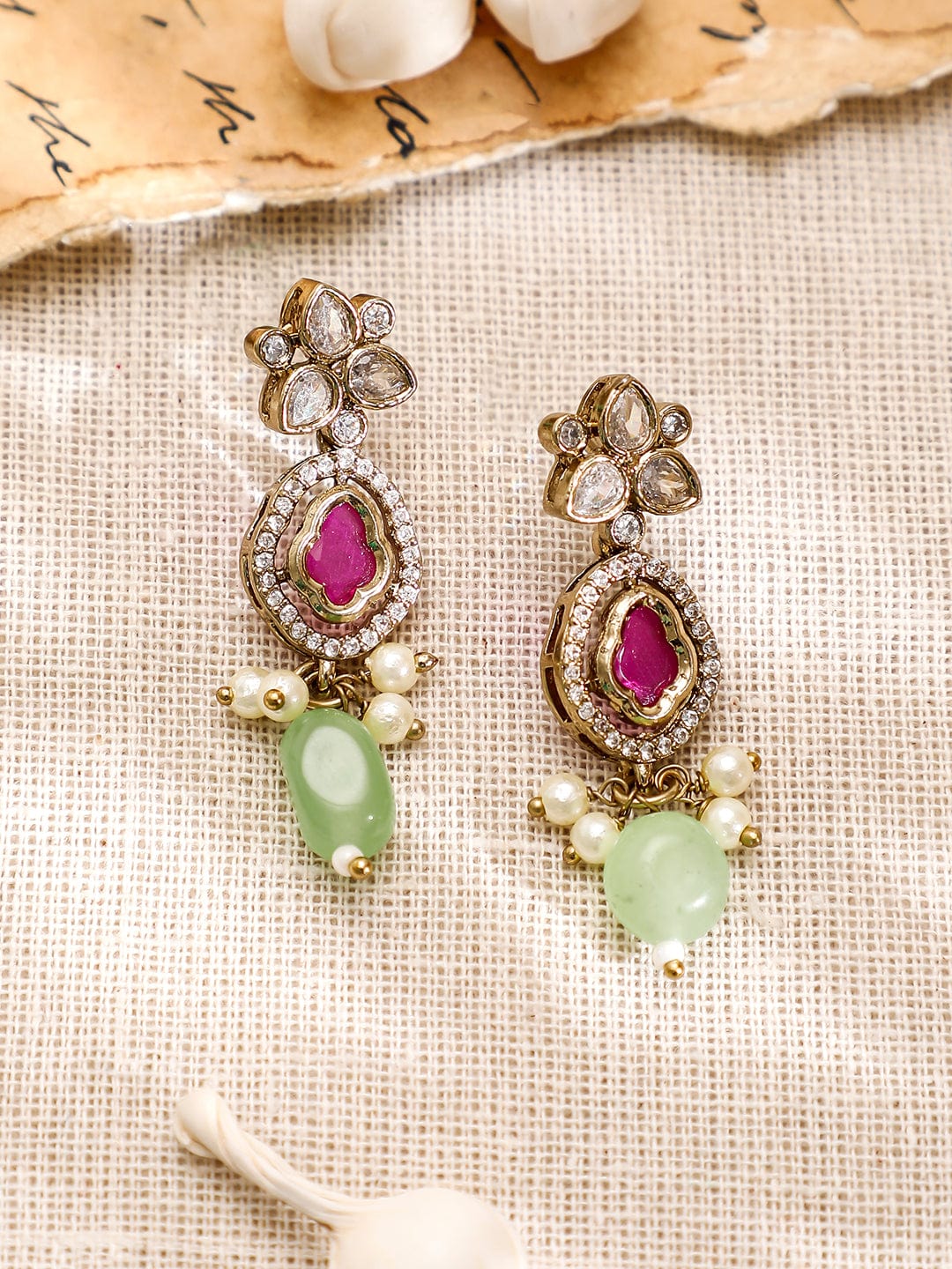 rubans-22k-gold-plated-kundan-pink-stone-green-beaded-jewellery-set-with-pearl-cubic-zirconia-drops-jewellery-set-37531997667502.jpg