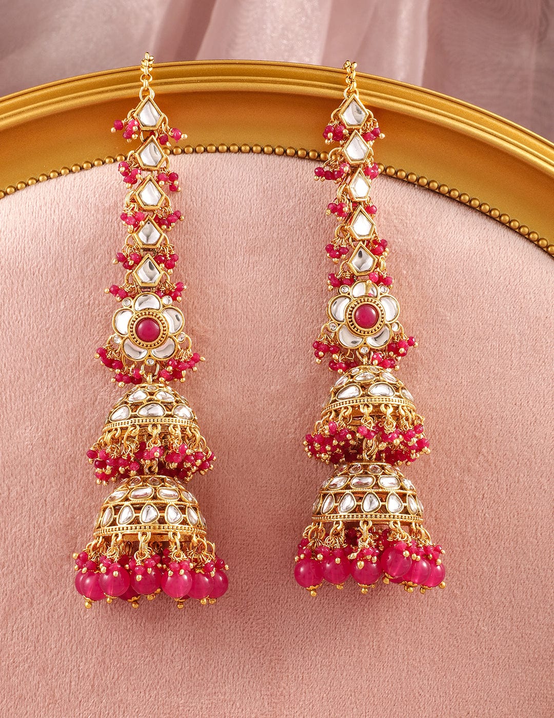rubans-22k-gold-plated-kundan-studded-long-full-ear-covering-triple-layer-jhumka-with-pink-beads-jhumka-earrings-37177913409710.jpg