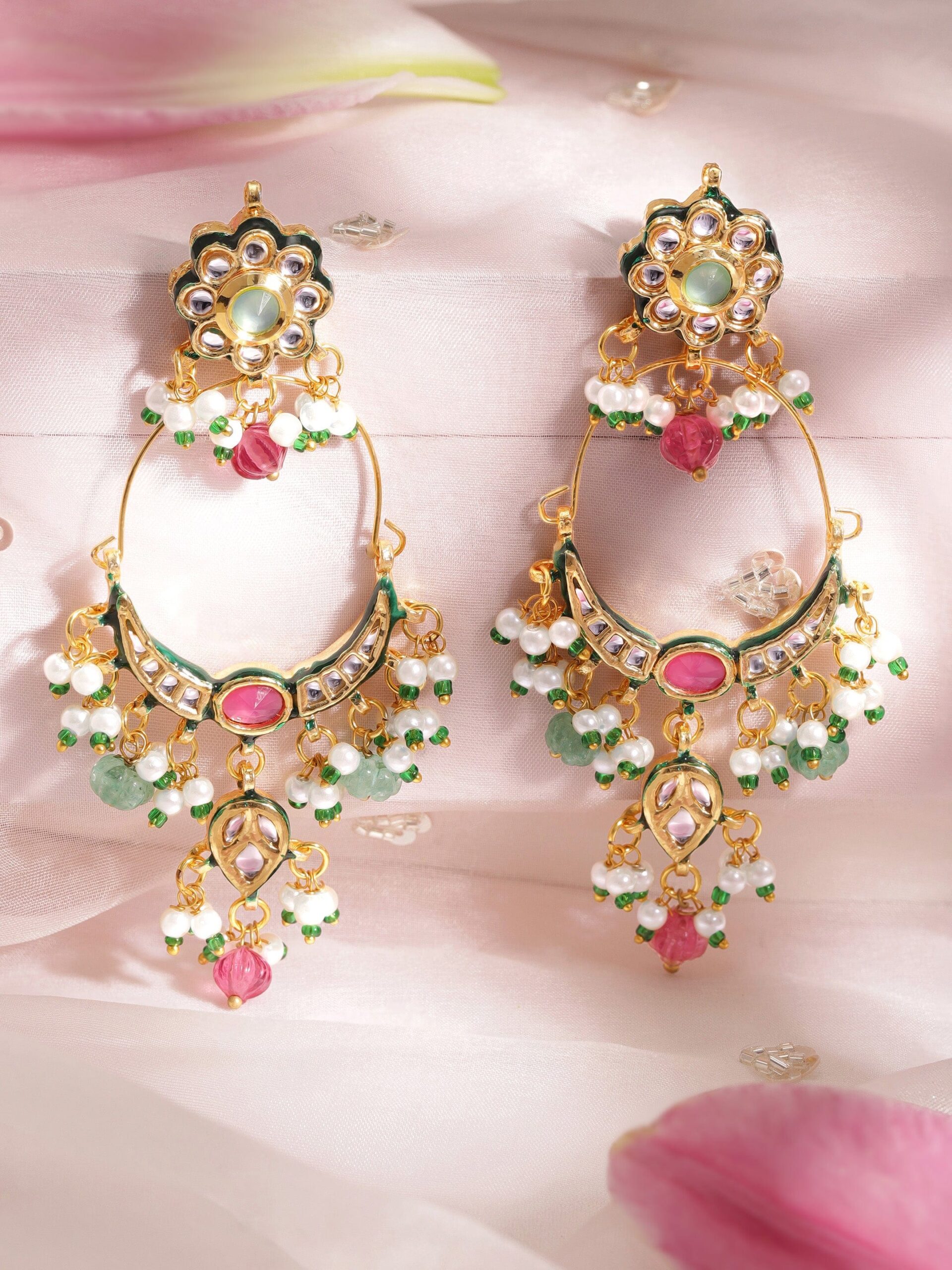 rubans-22k-gold-plated-multi-color-stone-kundan-studded-chandbali-earrings-with-beads-earrings-1186073664.jpg
