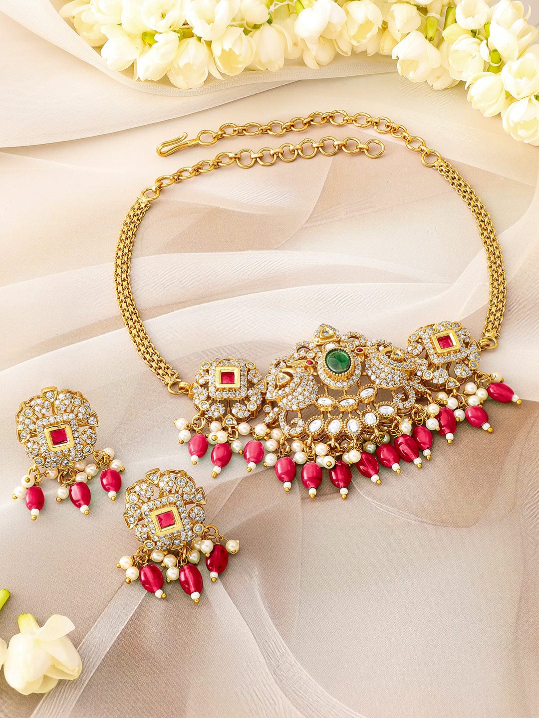 rubans-22k-gold-plated-ruby-emerald-cubic-zirconia-choker-set-with-red-pearl-beads-choker-set-1143858250.jpg