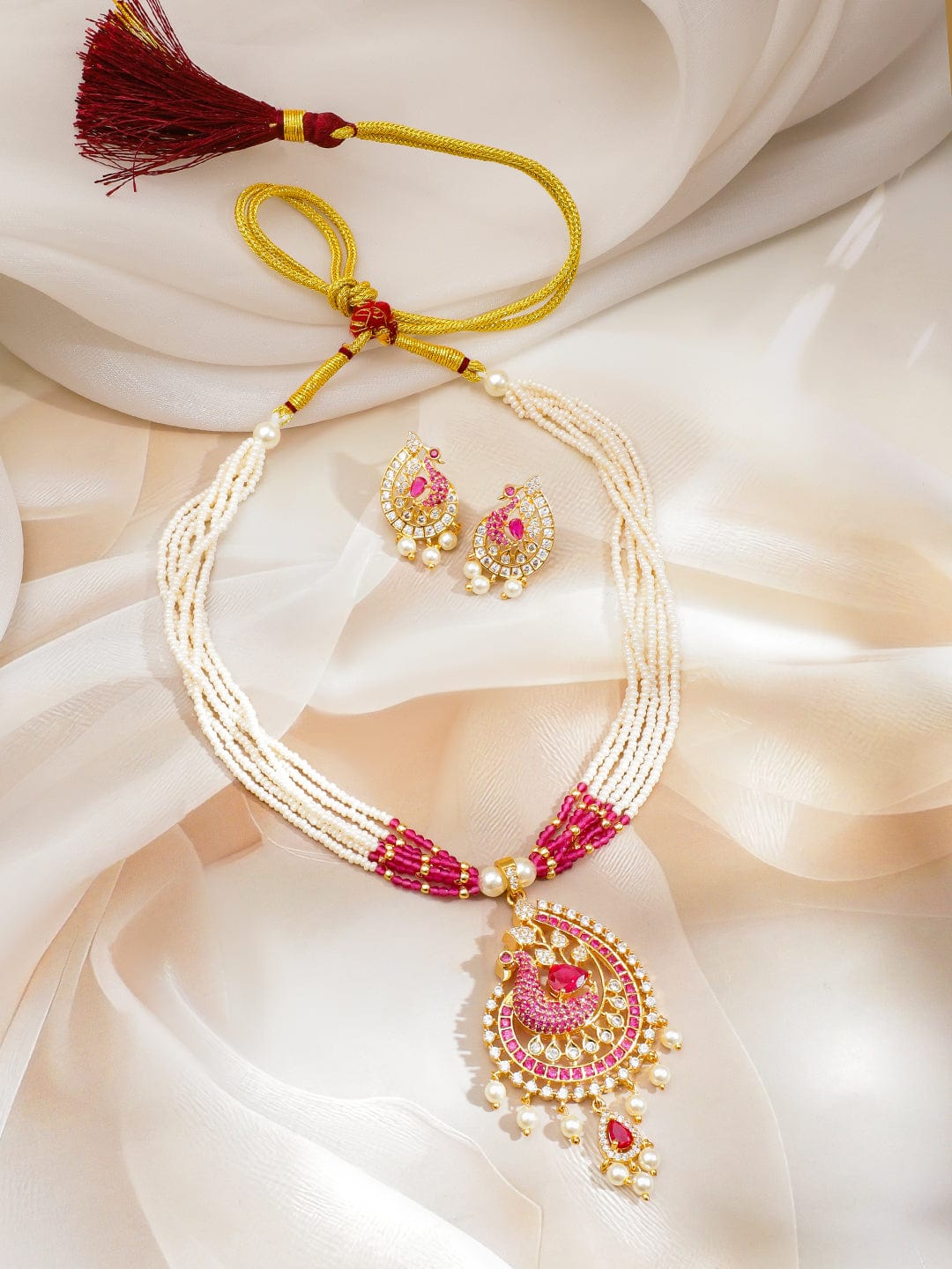 rubans-22k-gold-plated-ruby-pink-cubic-zirconia-white-pearl-beaded-peacock-pendant-necklace-set-necklaces-necklace-sets-1184202493.jpg