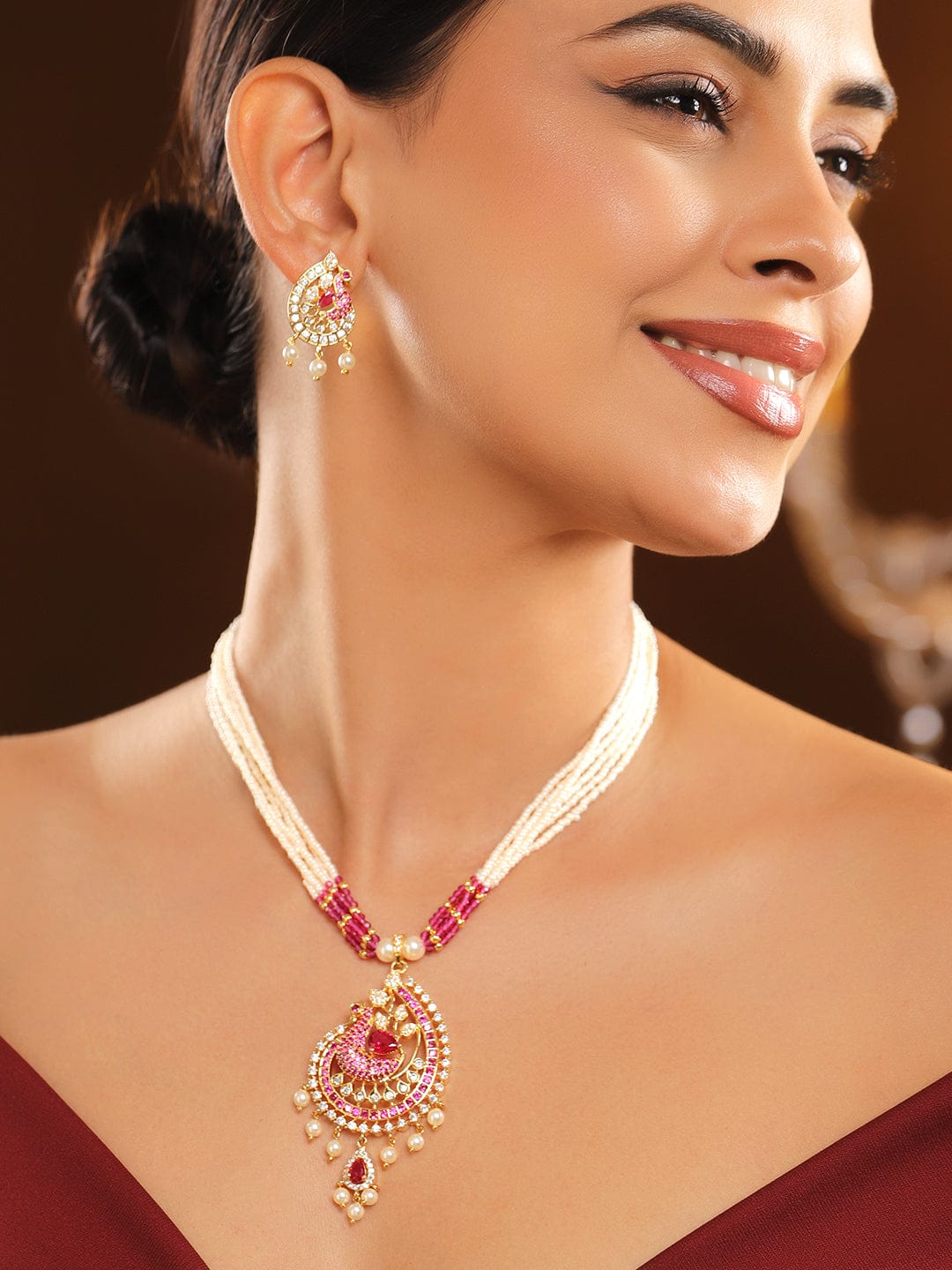 rubans-22k-gold-plated-ruby-pink-cubic-zirconia-white-pearl-beaded-peacock-pendant-necklace-set-necklaces-necklace-sets-1184202494.jpg