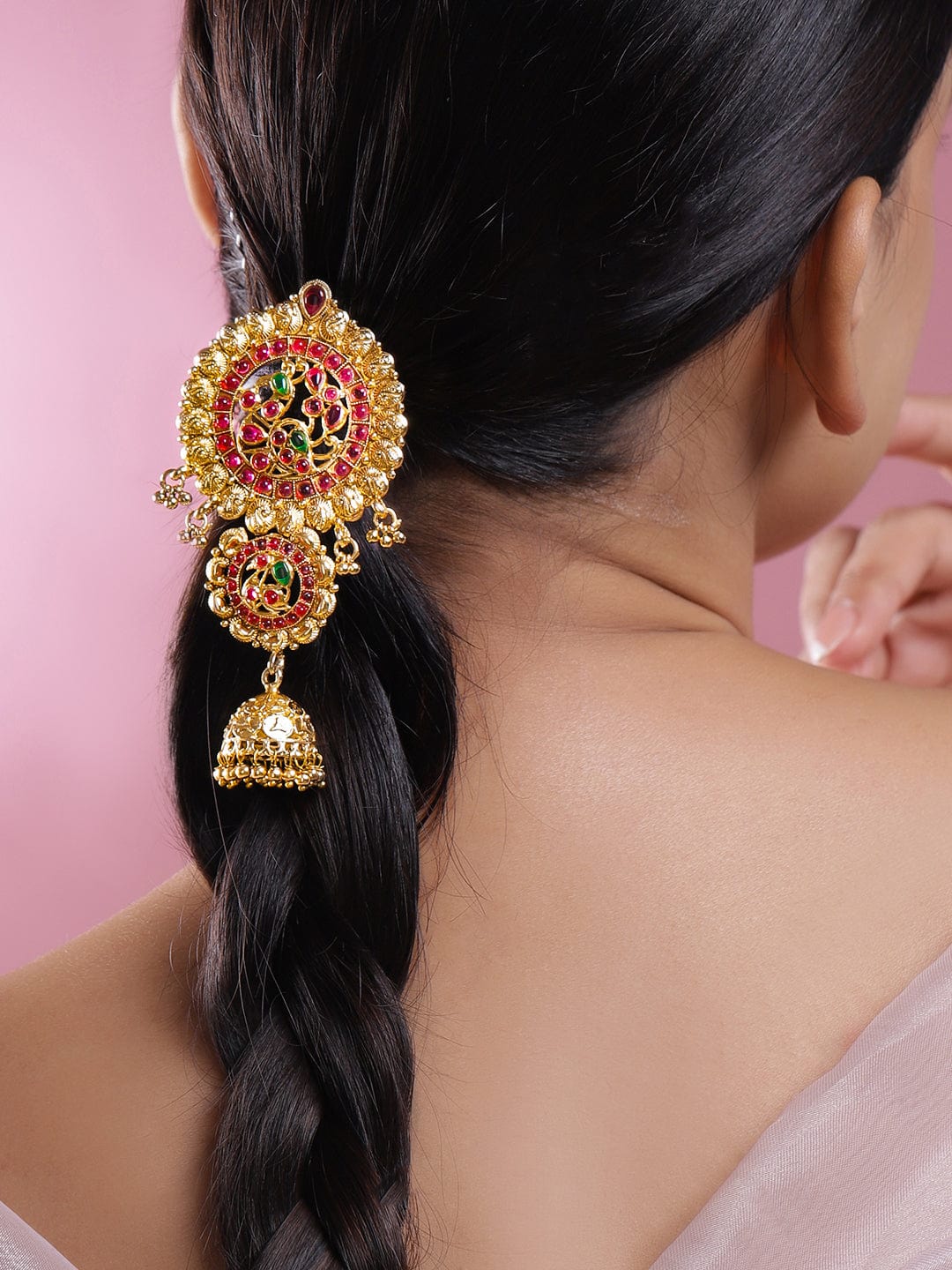 rubans-22k-gold-plated-ruby-pink-emerald-green-stone-studded-braid-hair-accessory-with-golden-beads-drop-hair-accessories-1177032172.jpg