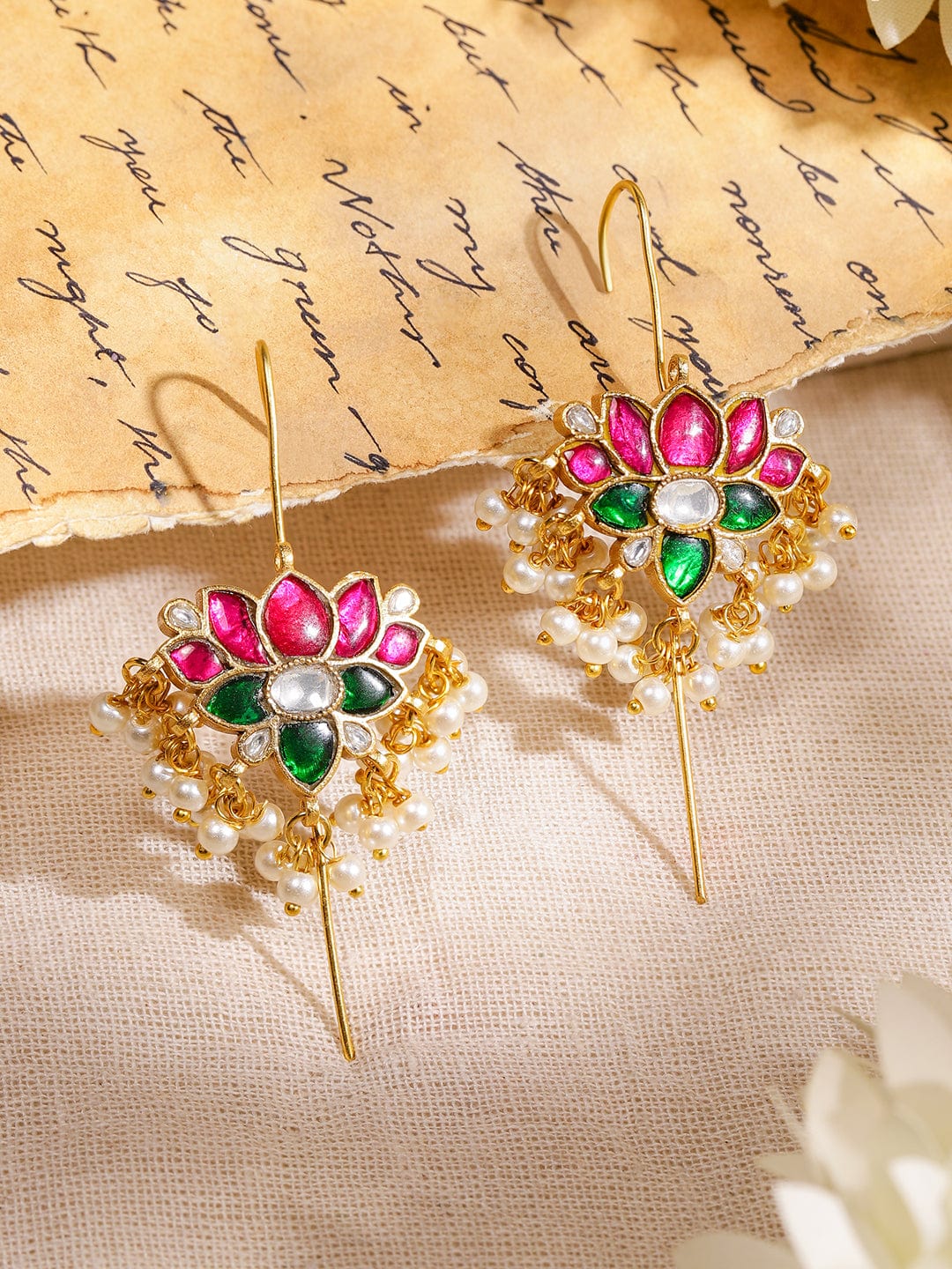 rubans-22k-gold-plated-ruby-pink-emerald-green-white-kundan-studded-lotus-design-handcrafted-ear-cuff-with-pearl-beads-for-women-ear-cuff-earrings-1147461771.jpg