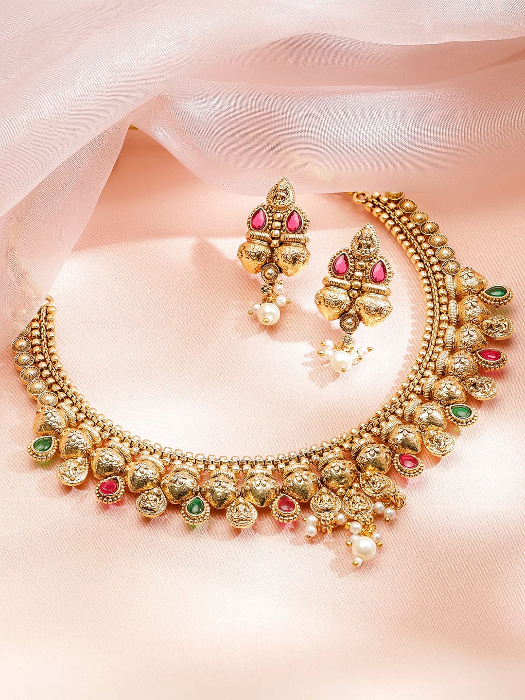rubans-22k-gold-plated-ruby-pink-emerald-necklace-set-with-golden-beaded-design-and-pearl-drops-necklace-set-1180607023.jpg