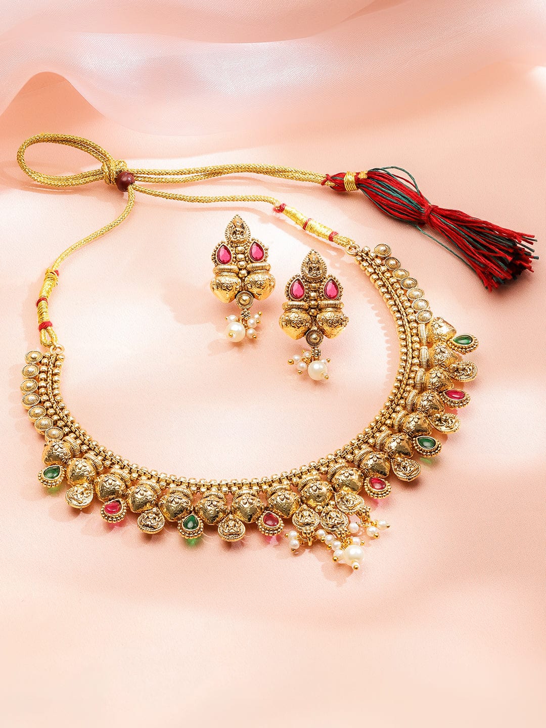 rubans-22k-gold-plated-ruby-pink-emerald-necklace-set-with-golden-beaded-design-and-pearl-drops-necklace-set-1180607025.jpg
