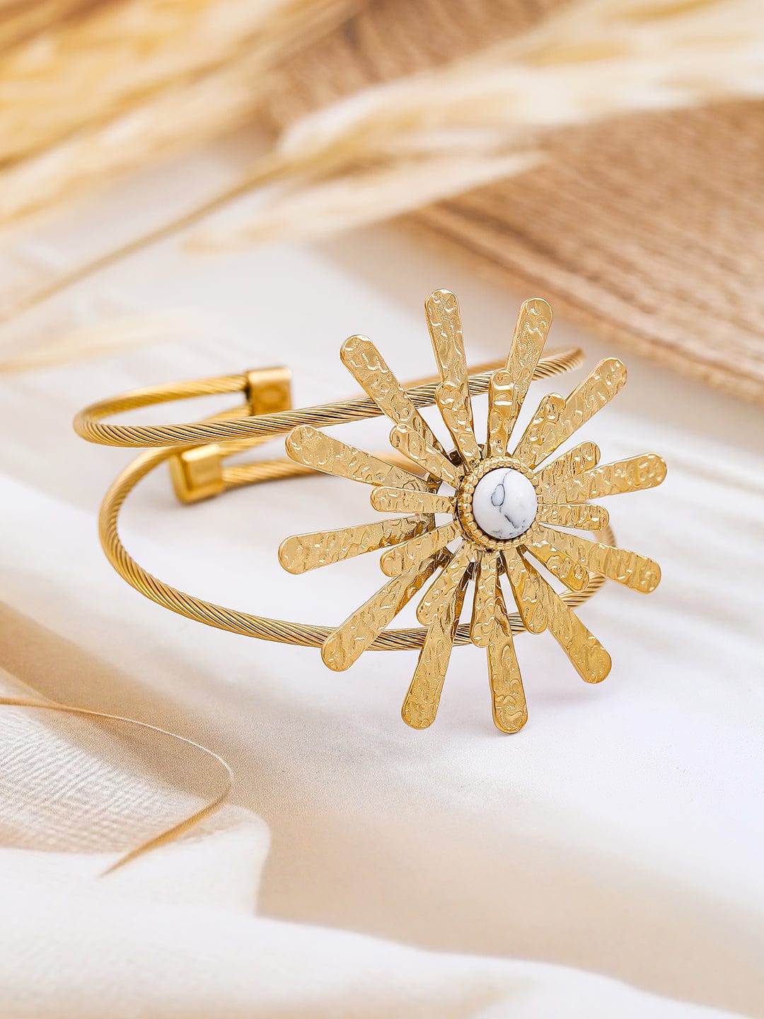 rubans-22k-gold-plated-sunburst-cuff-bracelet-with-white-marble-accent-bracelet-37531791163566.jpg