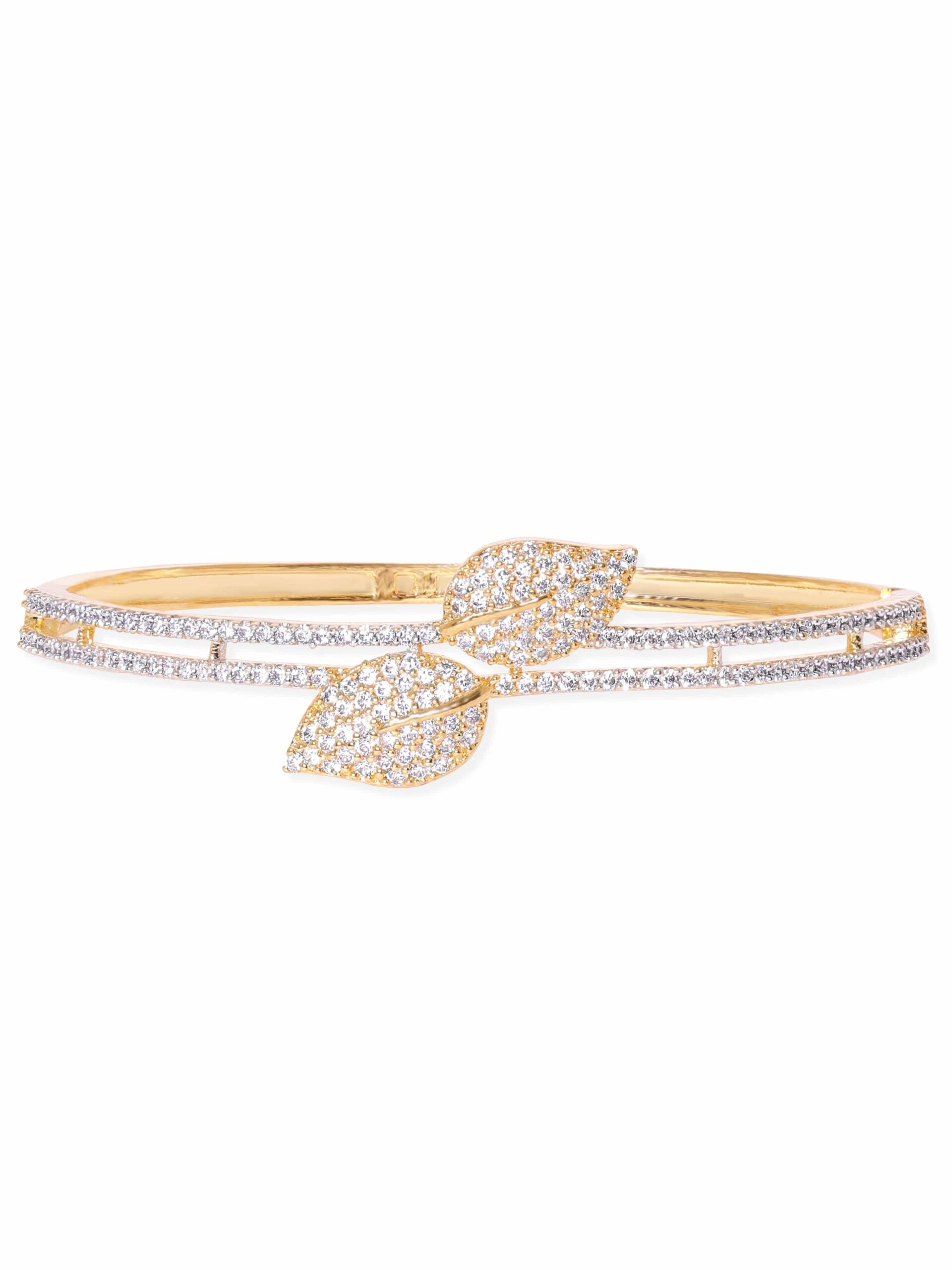 rubans-22k-gold-plated-zirconia-leaf-motif-sleek-bracelet-bangles-bracelets-34771204374702.jpg