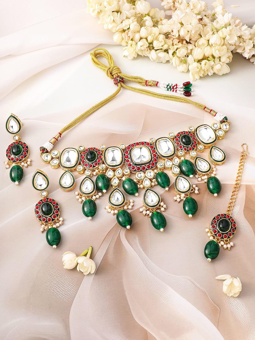 rubans-24k-gold-plated-kundan-green-beaded-choker-necklace-set-with-red-stone-accents-necklace-sets-1143858310.jpg