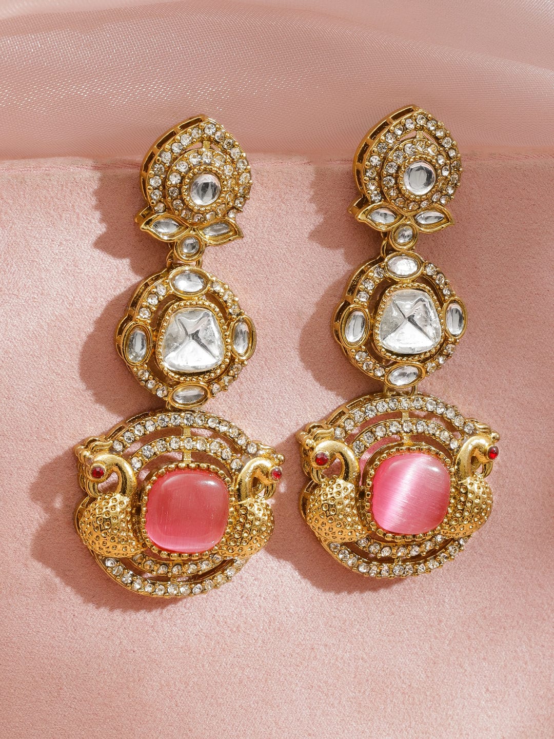 rubans-24k-gold-plated-pink-gemstone-crystal-white-cubic-zirconia-peacock-motif-drop-earrings-drop-earrings-1184518740.jpg