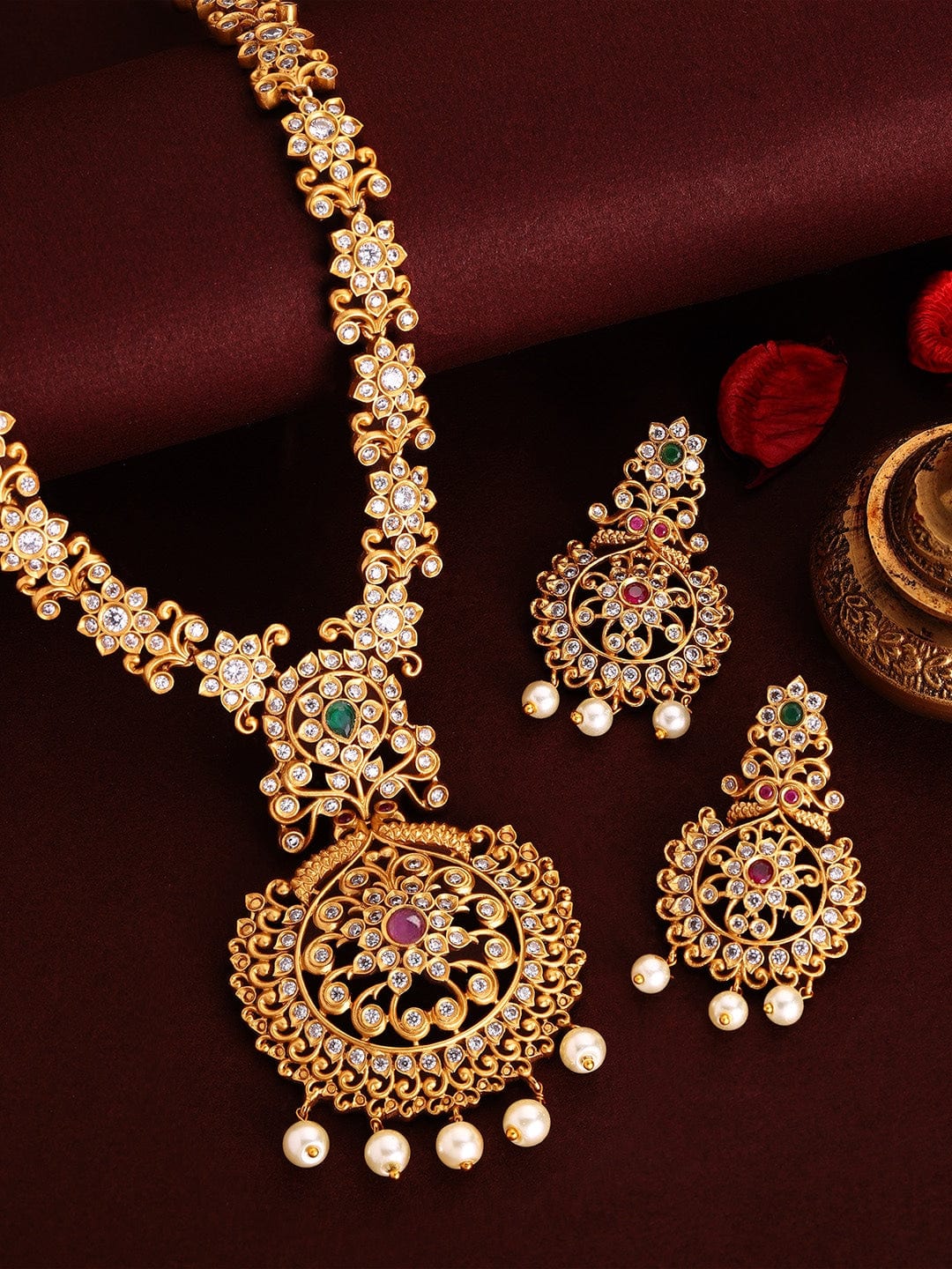 rubans-24k-gold-plated-ruby-emerald-cubic-zirconia-studded-temple-necklace-set-with-pearl-beaded-necklaces-necklace-sets-chains-mangalsutra-1151354689.jpg