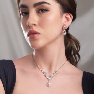 Aurora's Golden Brilliance Zircon Jewellery Set - Gold