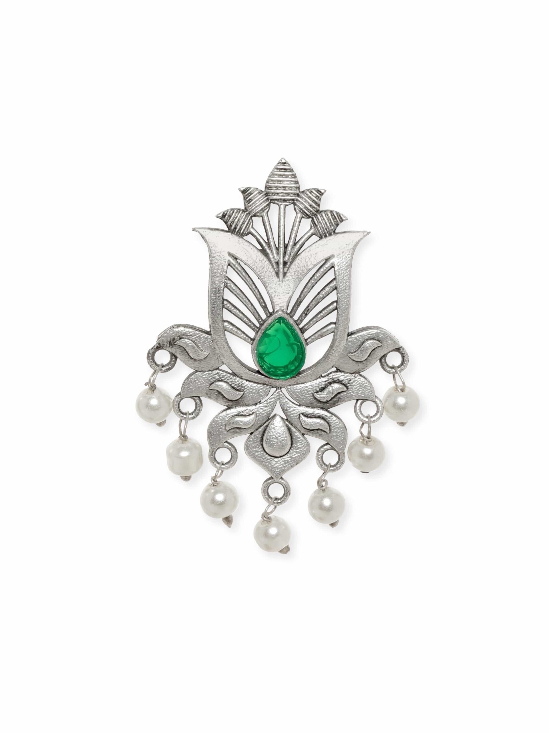 rubans-enchanting-silver-green-stone-oxidized-stud-earrings-earrings-34771193168046.jpg