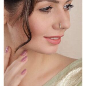 Gold Plated Handcrafted Zircon Stone Nose Clip - Gold